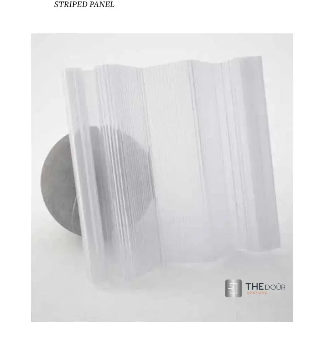 FLEXdoûr PVC Shower Door with Central Opening 1850mm Height x Various Width THEdoûr Bespoke