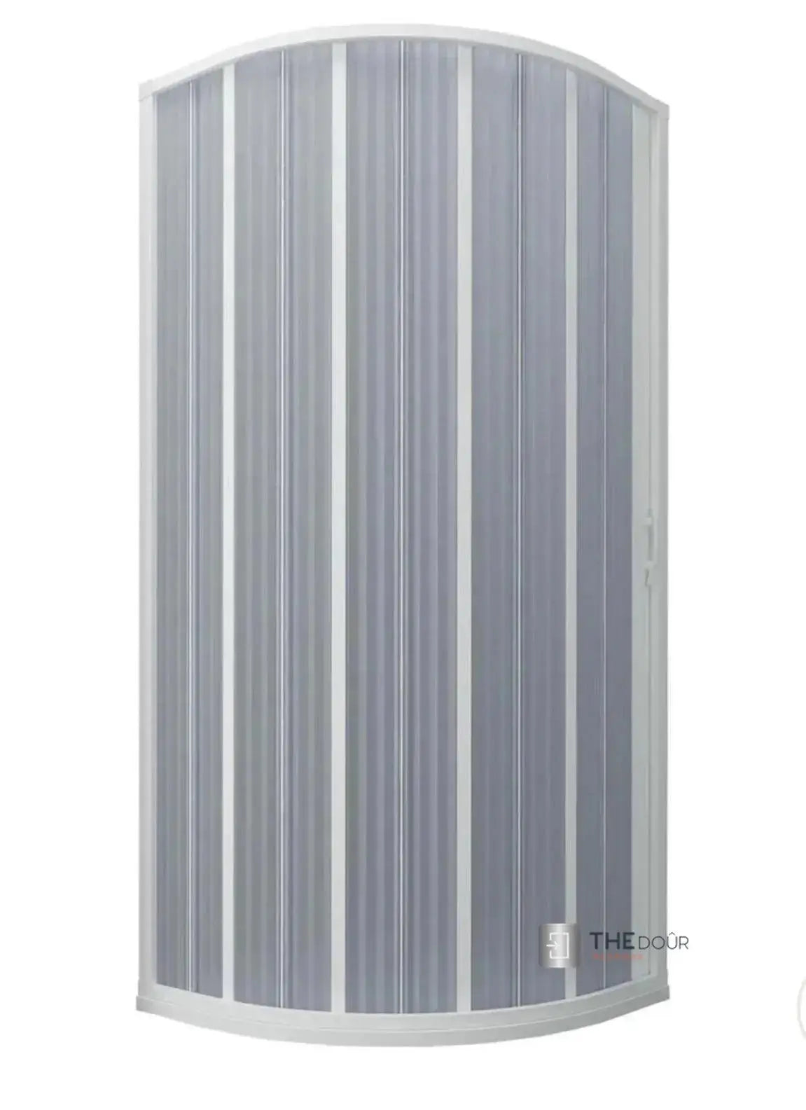 FLEXdoûr PVC Shower Door with Side Opening 1850mm Height x Reducible Width THEdoûr Bespoke