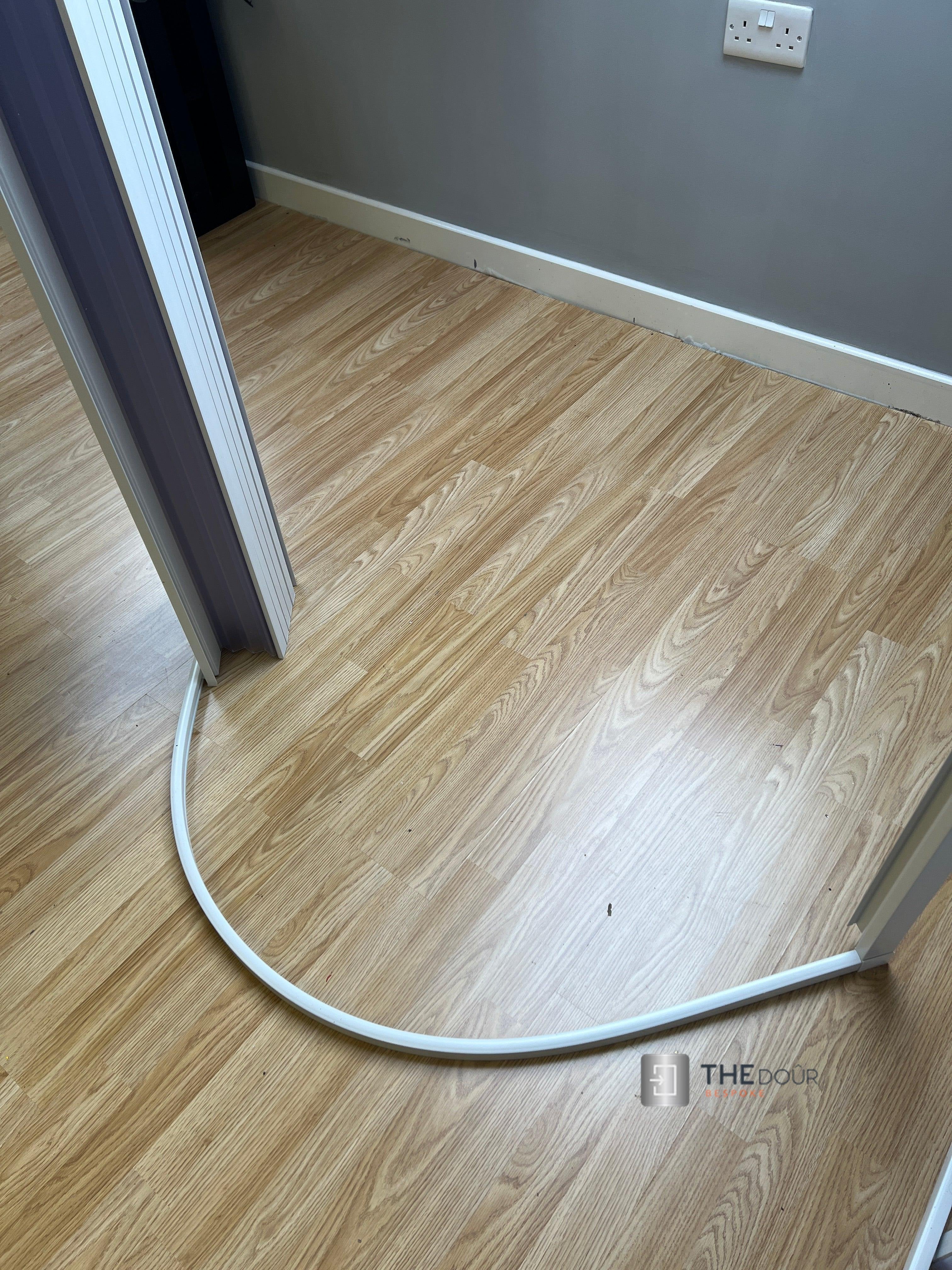 FLEXdoûr PVC Shower Door with Side Opening 1850mm Height x Reducible Width