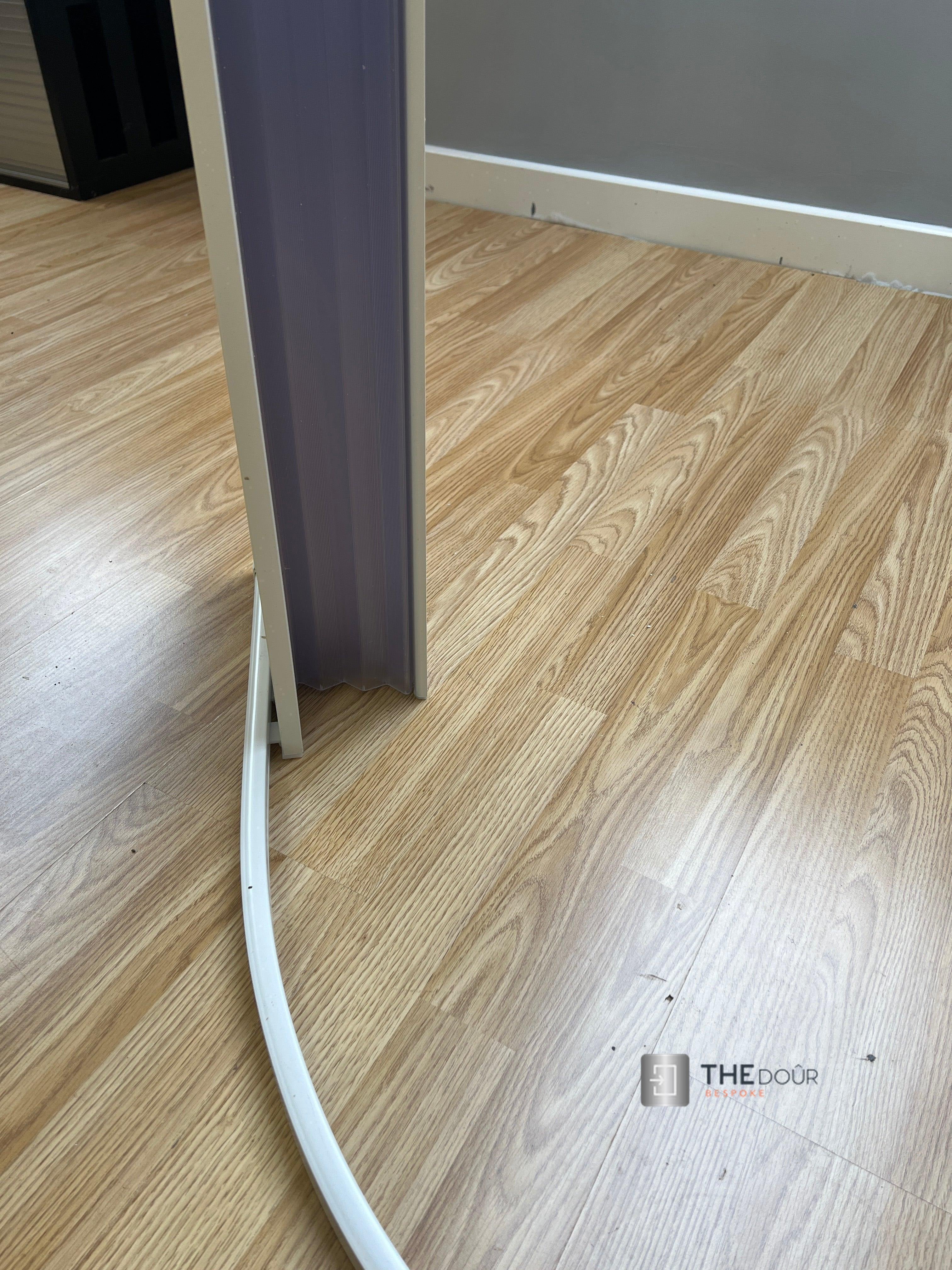 FLEXdoûr PVC Shower Door with Side Opening 1850mm Height x Reducible Width