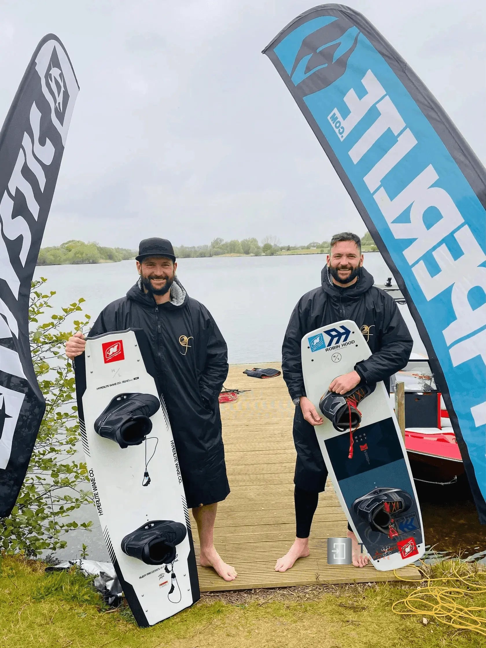 GF Large Dry Beach Changing Robe, Sherpa Fleece Lining - Waterproof, Windproof Oversized Coat - Swimming - Water-sports THEdoûr Bespoke