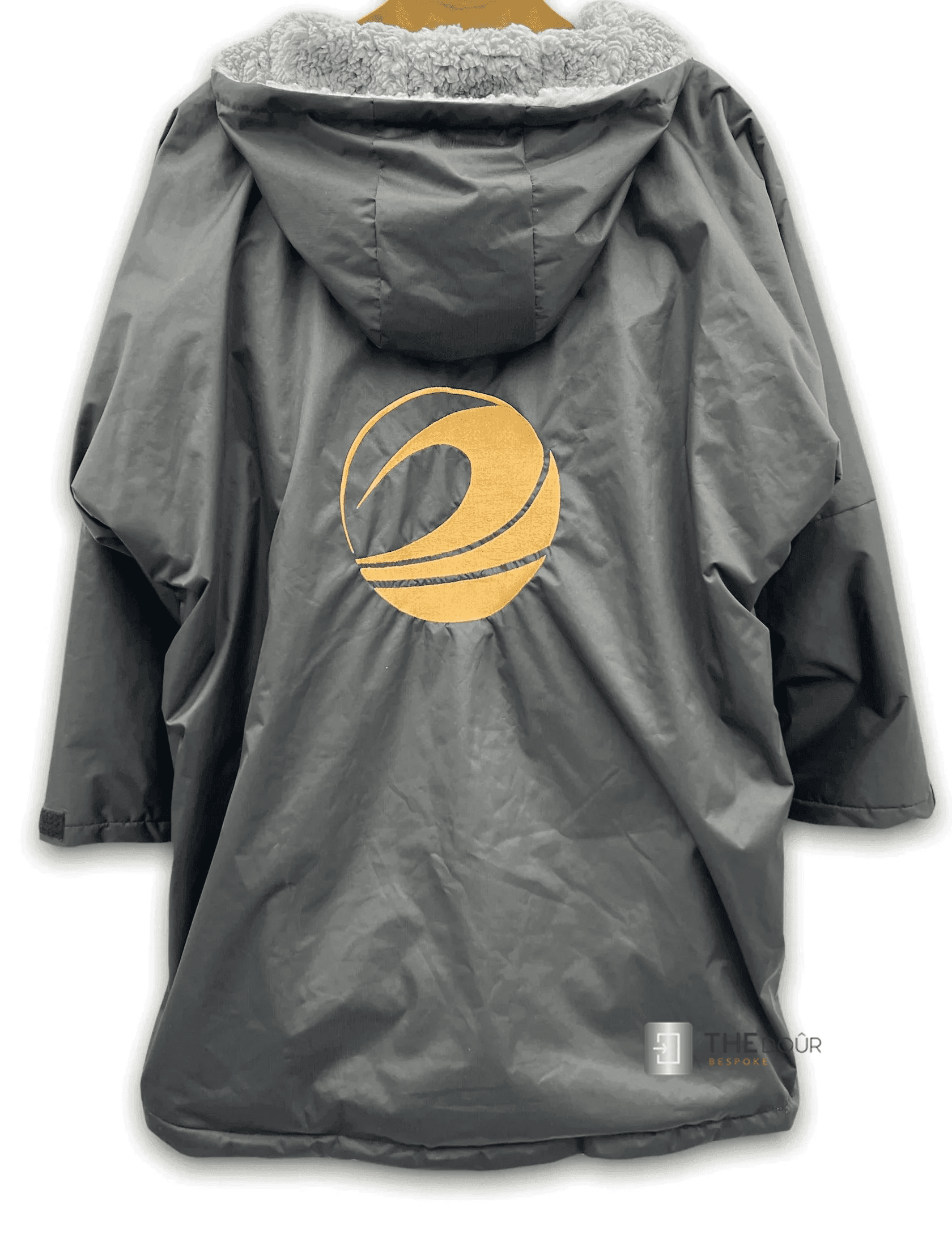 GF Large Dry Beach Changing Robe, Sherpa Fleece Lining - Waterproof, Windproof Oversized Coat - Swimming - Water-sports