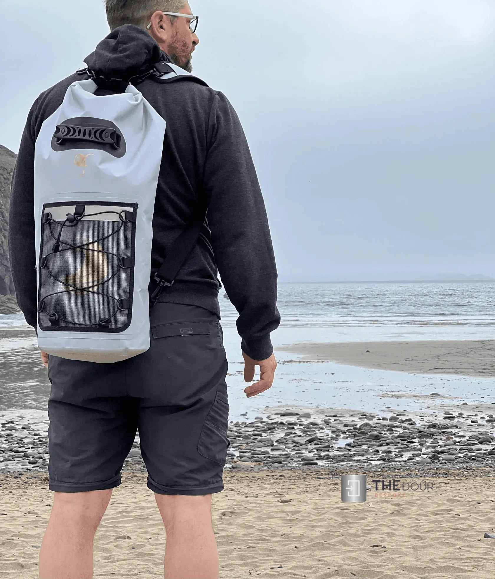 GF wave 30 Litre Dry waterproof bag / Ruck Sake Options Black or Grey THEdoûr Bespoke