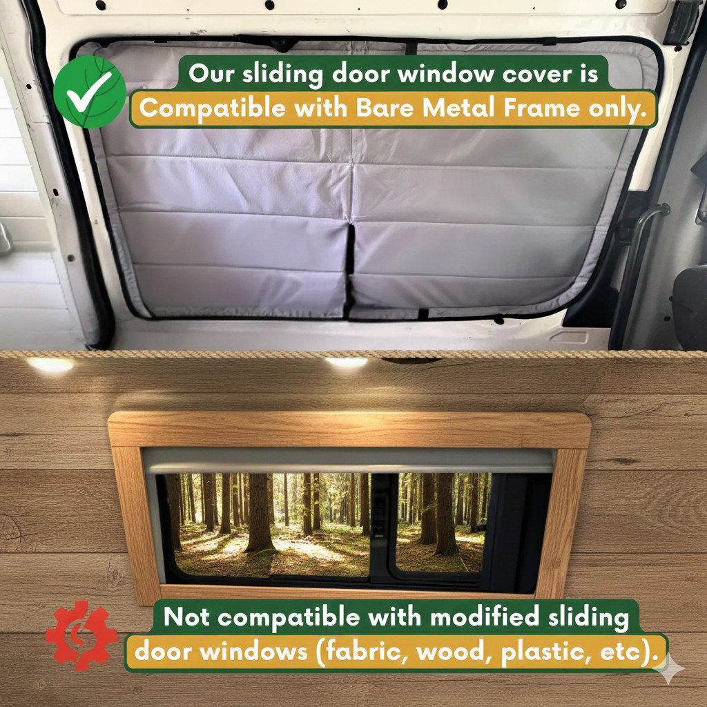 Mercedes Sprinter Magnetic Window Covers – Models (2019 – Current) | Insulated Blackout Privacy Sets