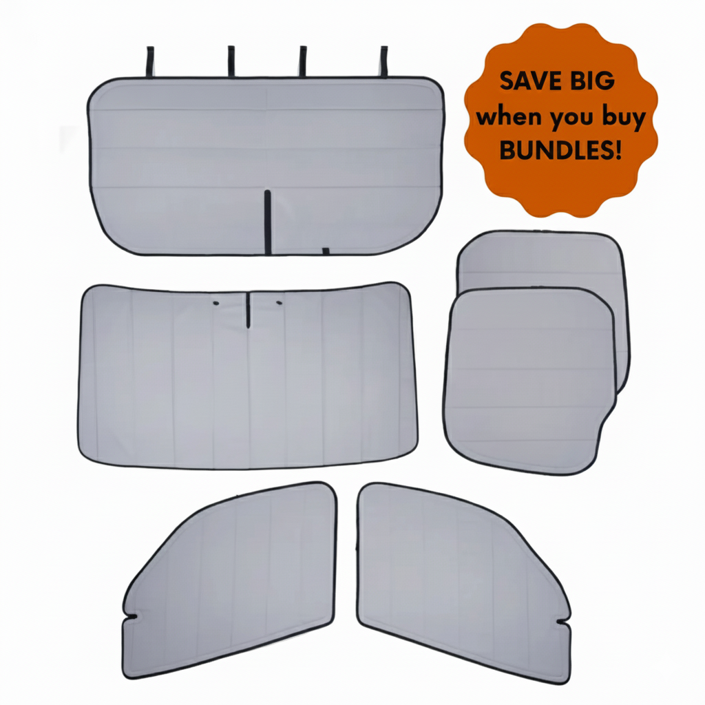 Mercedes Sprinter Magnetic Window Covers – Models (2019 – Current) | Insulated Blackout Privacy Sets