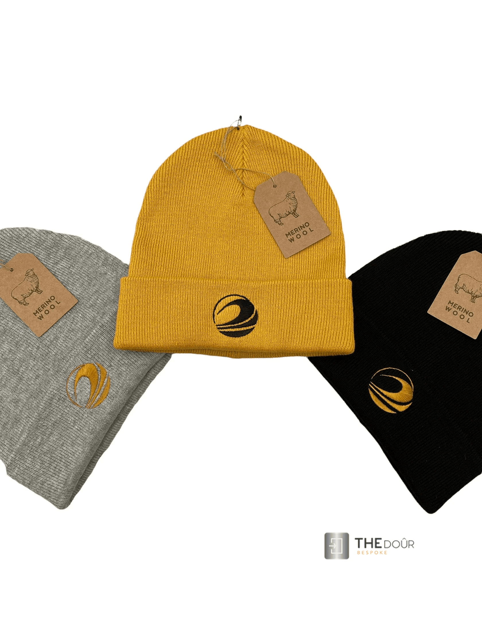 Golden Fleece Wave Marino Wool Beanies