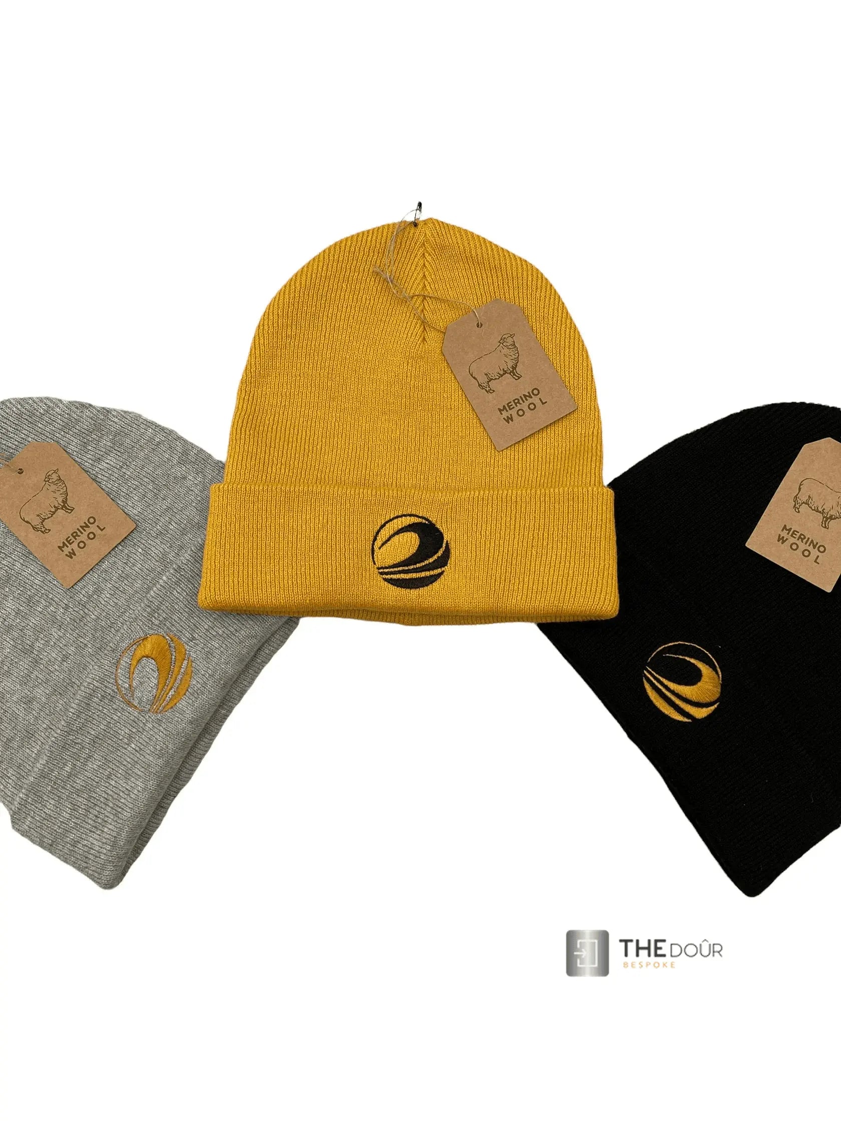 Golden Fleece Wave Marino Wool Beanies THEdoûr Bespoke