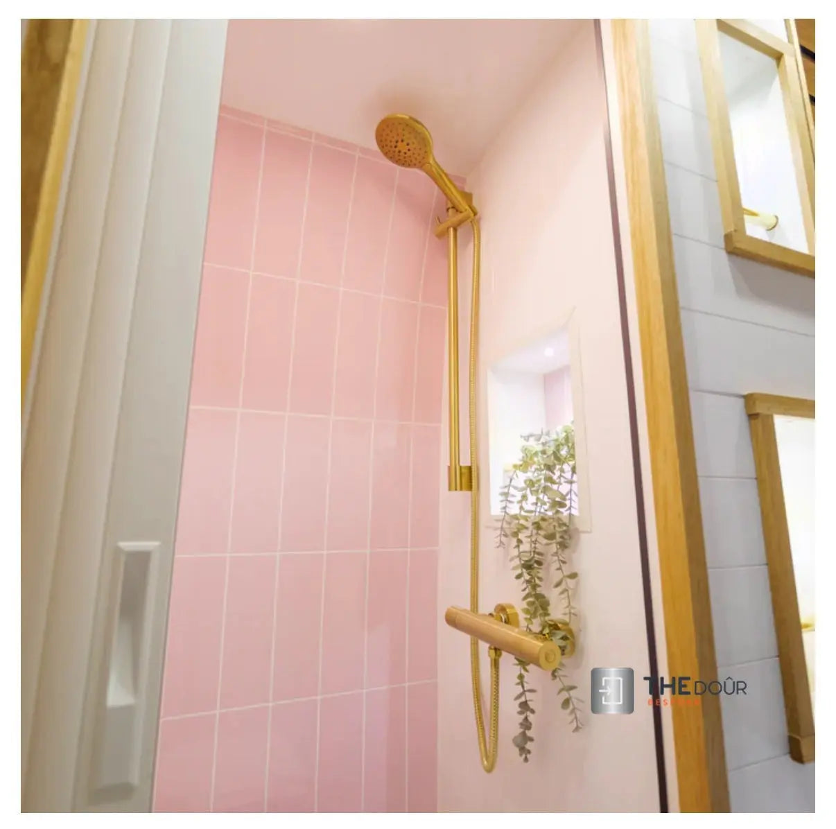 TAMdoûr Tambour Door Kit Cut 1850mm x 700mm with Flex Track for Straight Slide with 90 degree turn or Curved Close Finish THEdoûr Bespoke