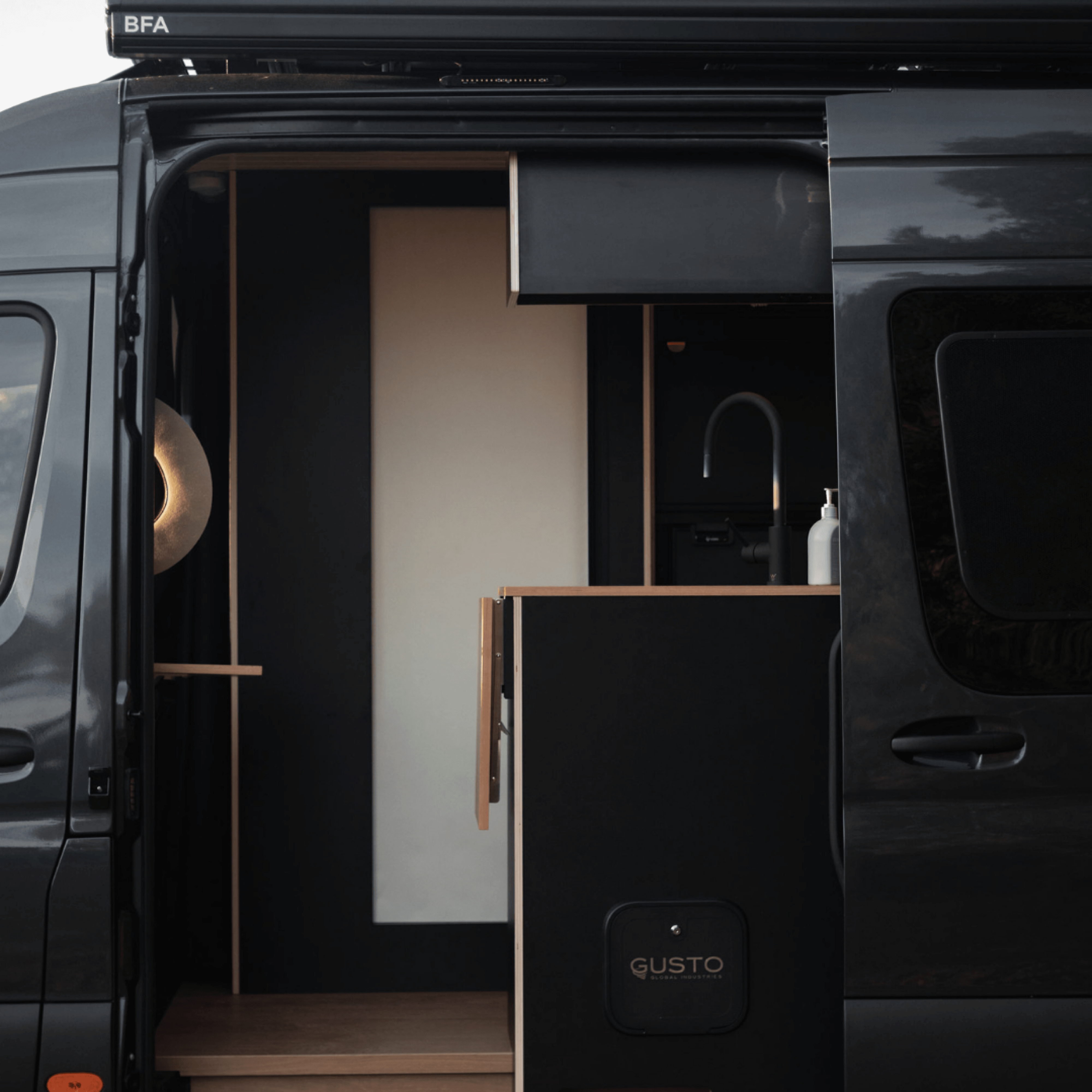 ROLdour Campervan / RV Shower Door 1500mm up to 2000mm Tall Custom Made to Measure