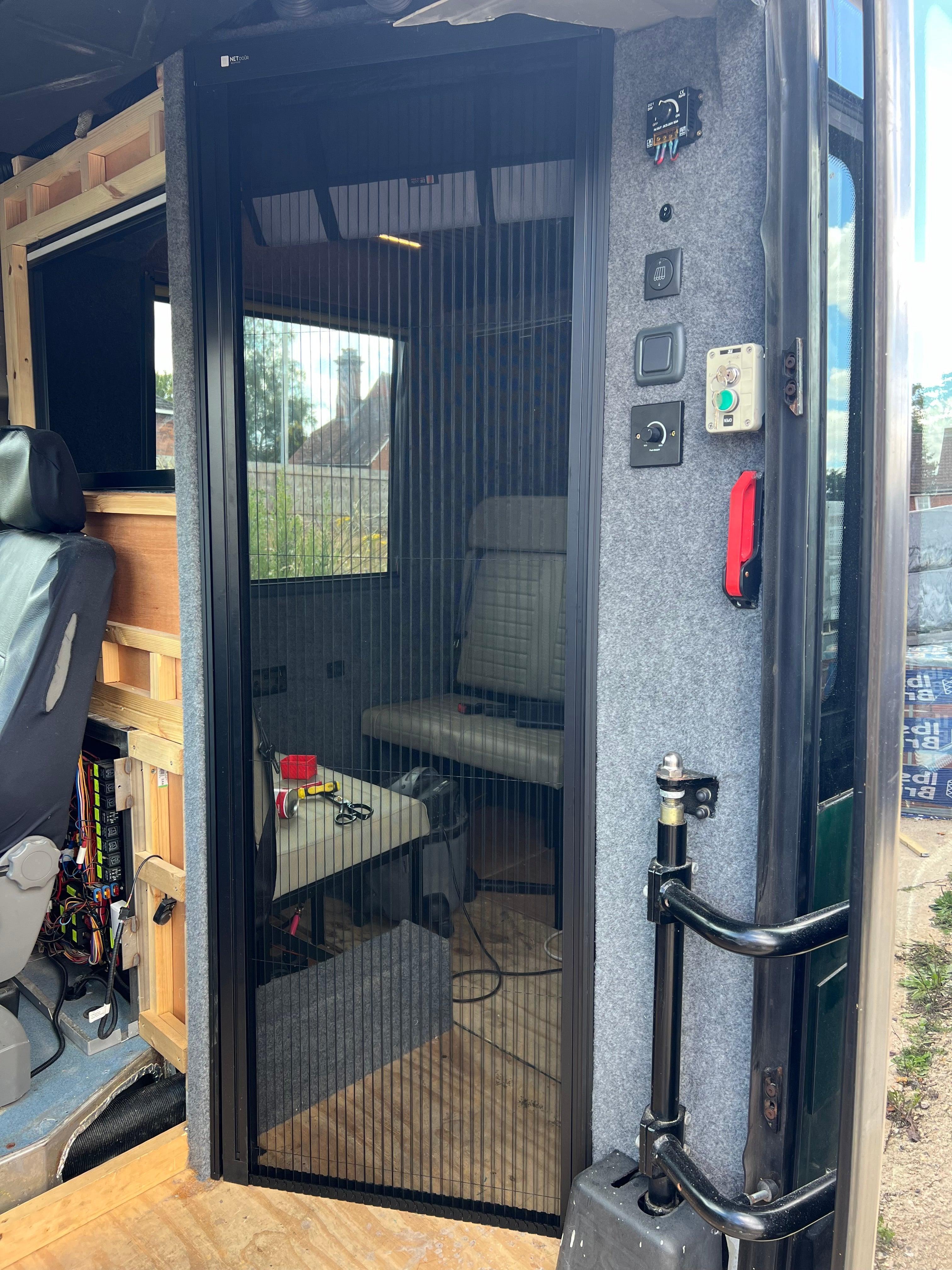 NETdoûr Trackless Blind or Net Door Screen up to 2000mm Tall x up to 2000mm Wide