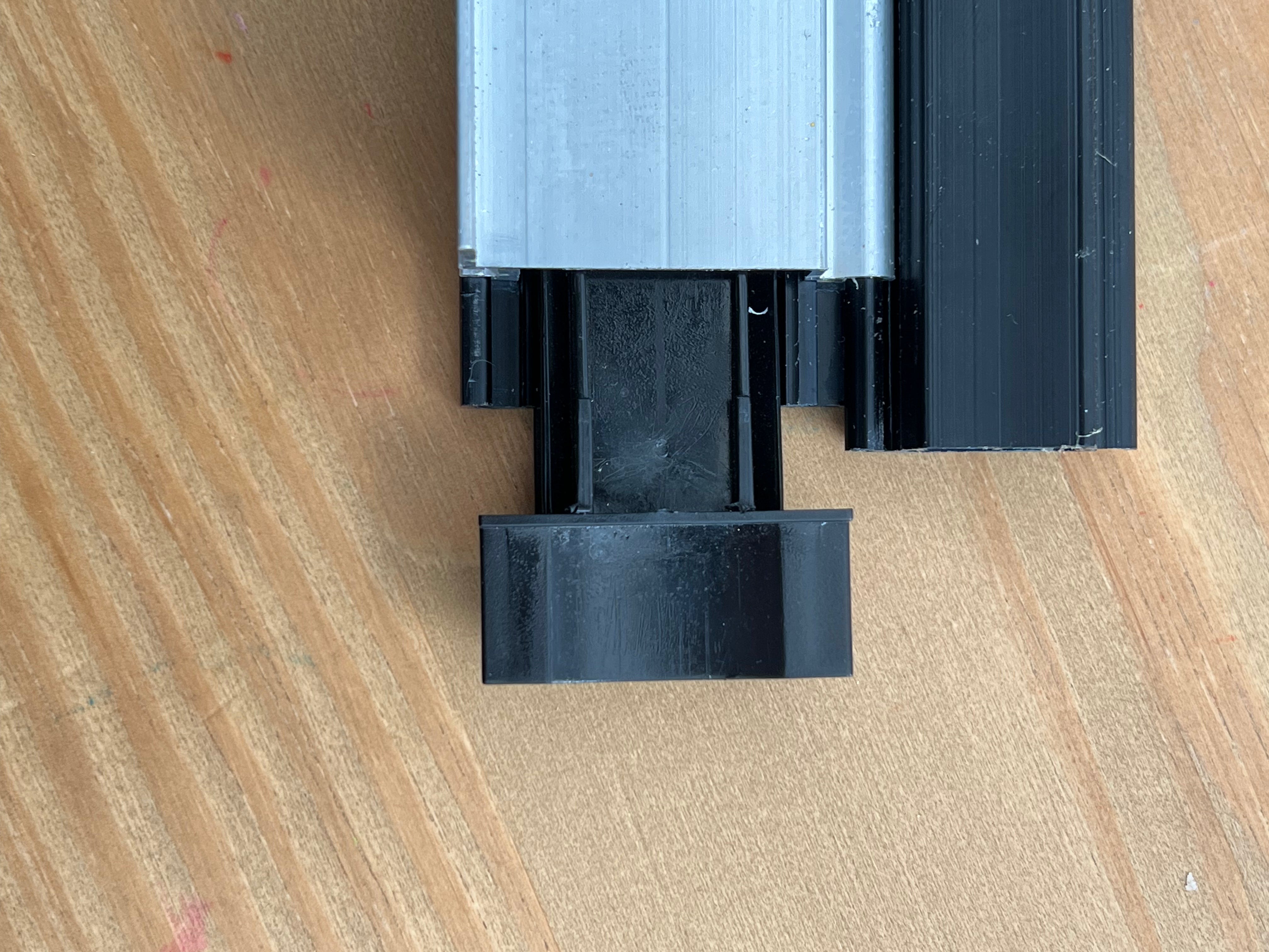 TAMdoûr Tambour Door Kit Cut 1850mm x 700mm with Flex Track for Straight Slide with 90 degree turn or Curved Close Finish