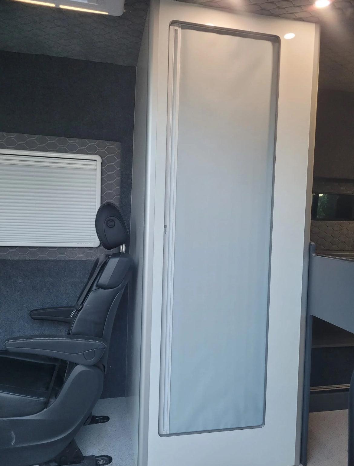 ROLdoûr Bespoke Blackout Privacy Door Screen up to 2000mm Tall, Retractable Roller Magnetic Close Made to Measure