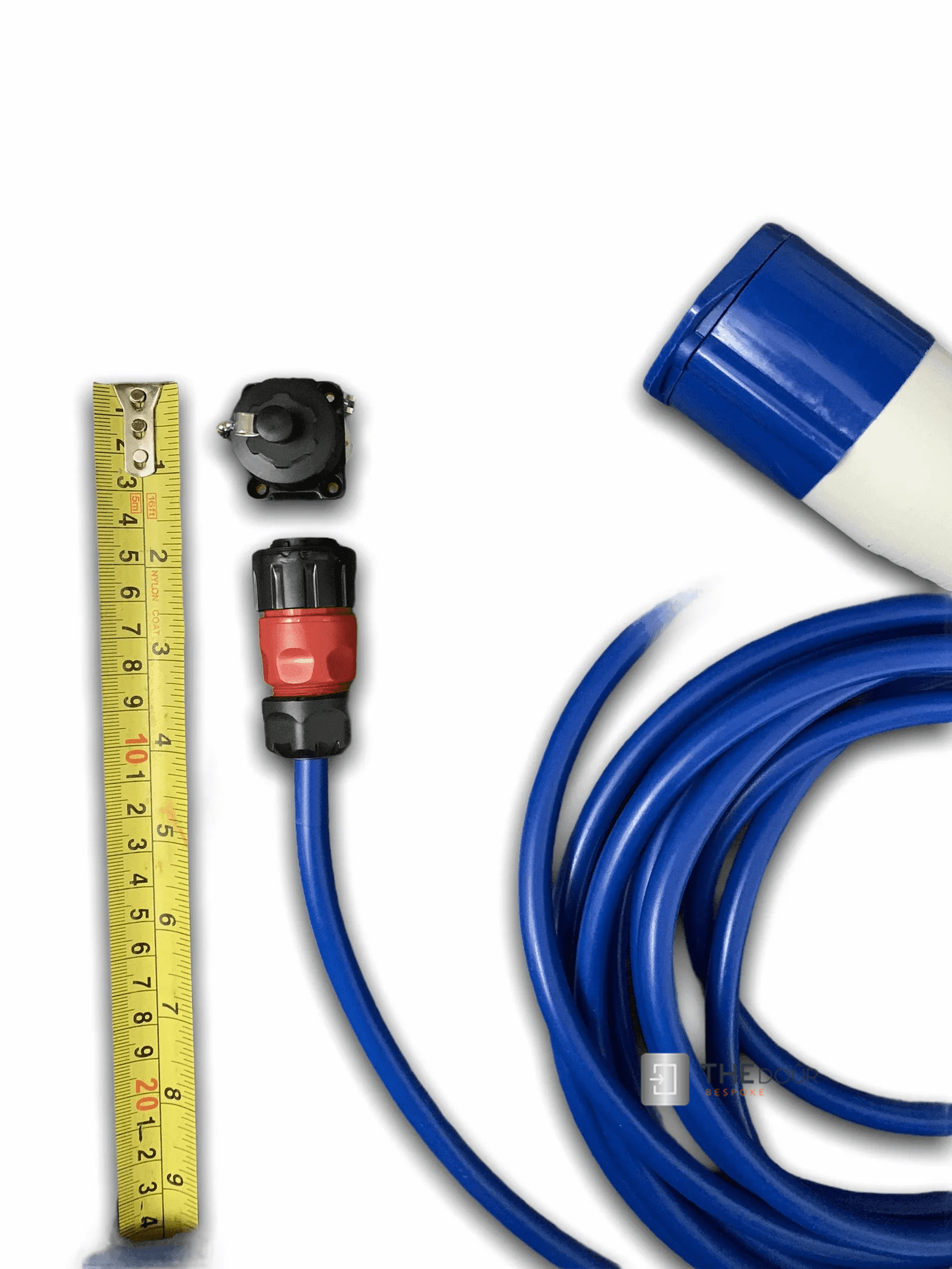 IP67 COMPACT Surface Mounted 240v Electric Hookup Red & Black