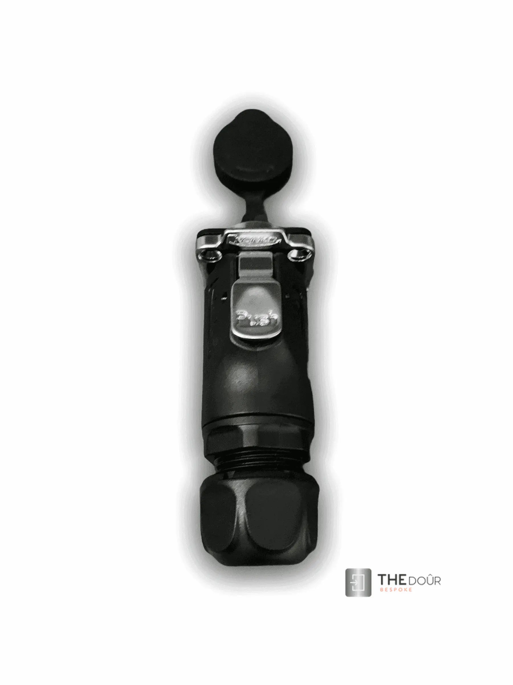 IP67 COMPACT Surface Mounted 240v Electric Hookup Black & Chrome THEdoûr Bespoke