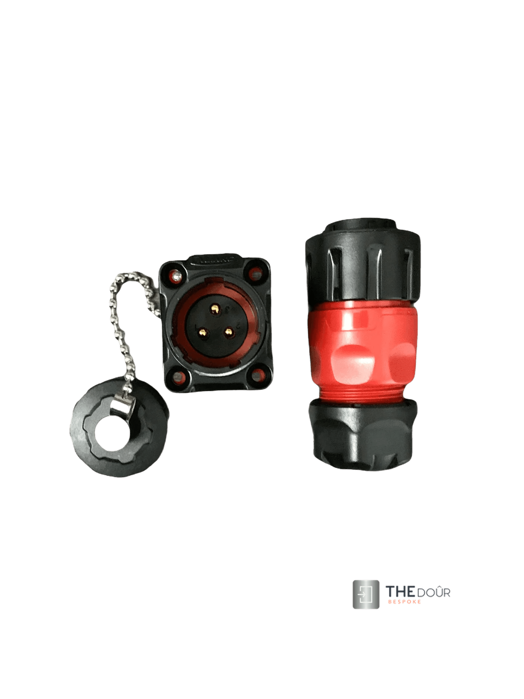 IP67 COMPACT Surface Mounted 240v Electric Hookup Red & Black