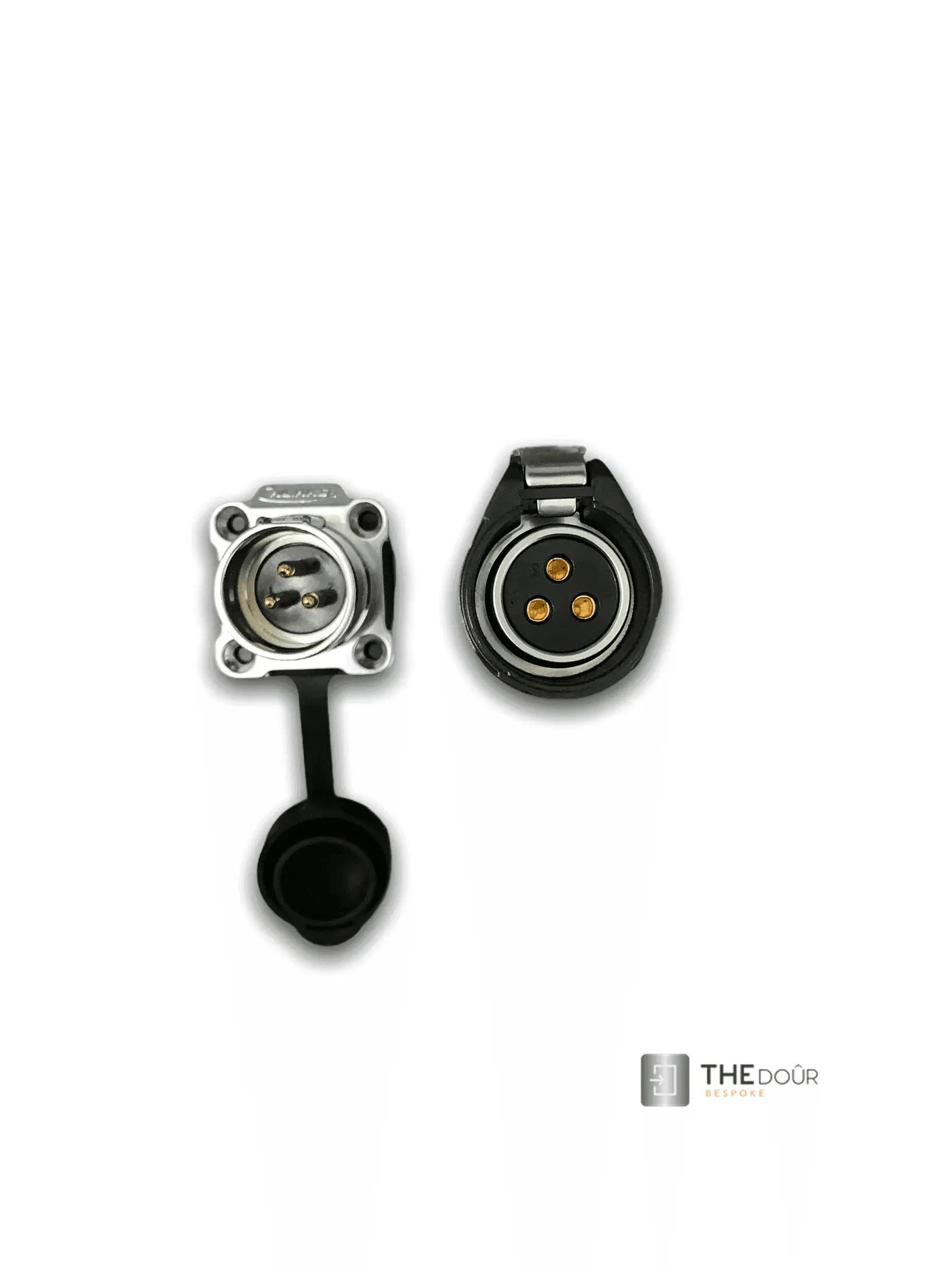 IP67 COMPACT Surface Mounted 240v Electric Hookup Red & Black THEdoûr Bespoke