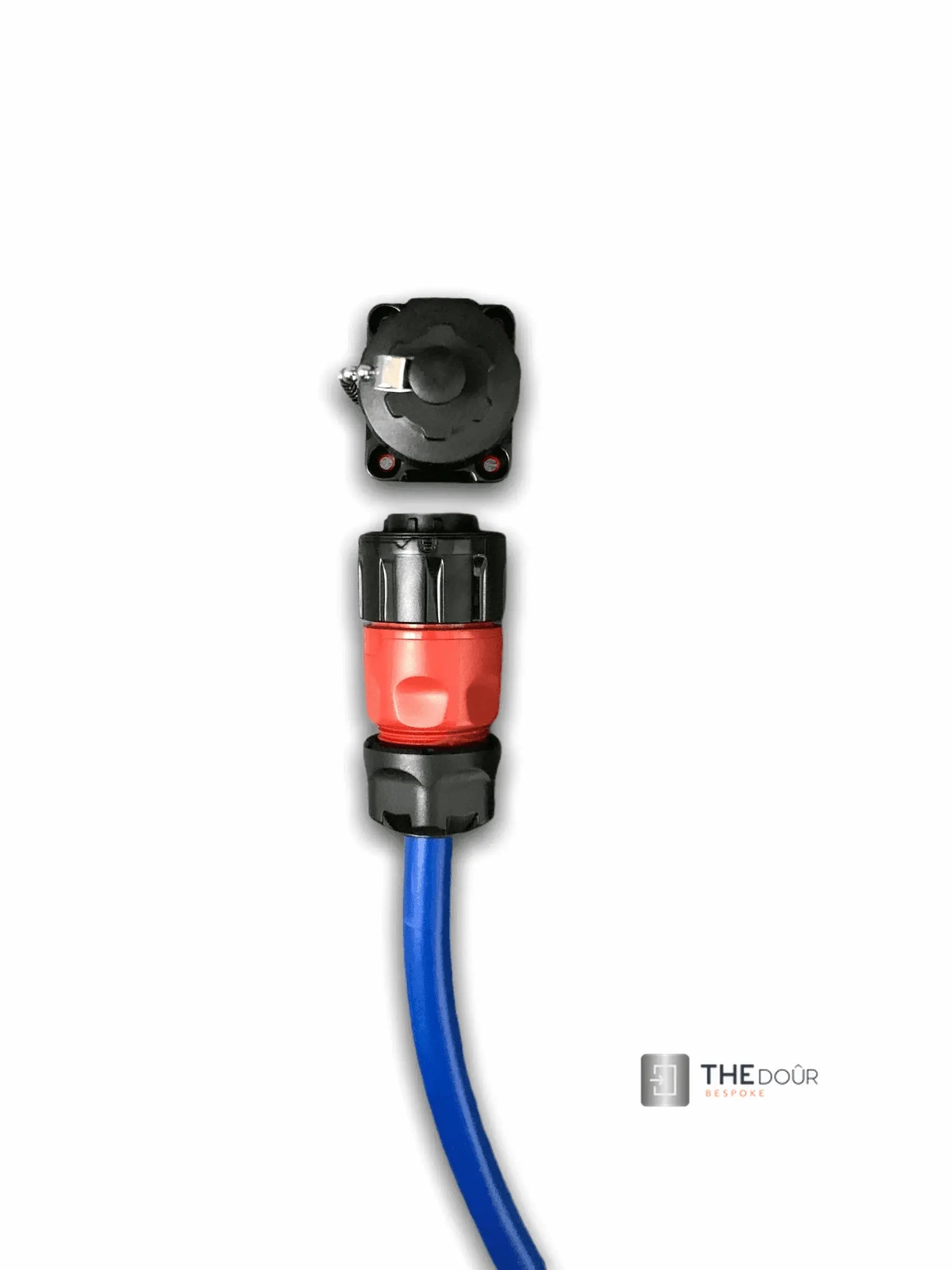 IP67 COMPACT Surface Mounted 240v Electric Hookup Red & Black THEdoûr Bespoke