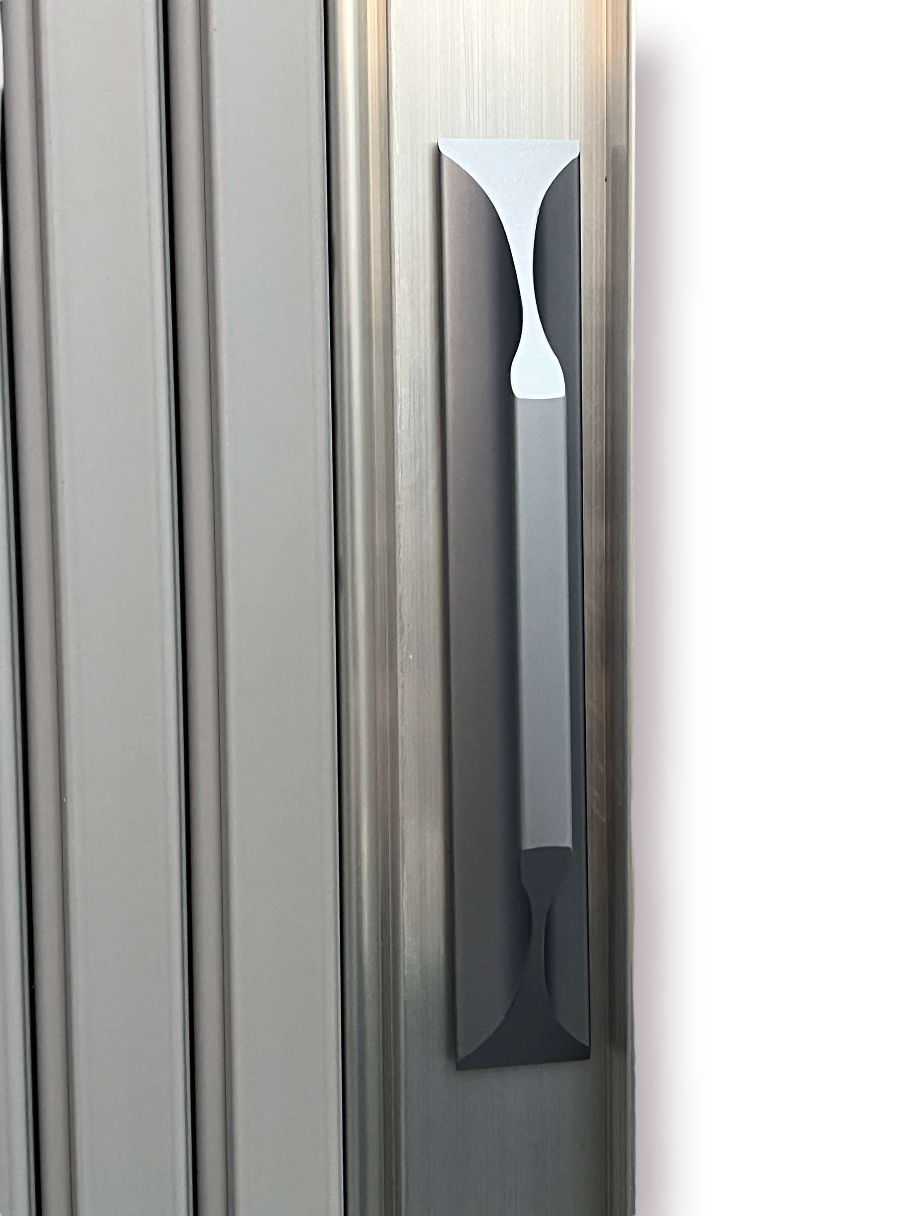 TAMdoûr Tambour Door Kit Cut 1850mm x 700mm with Flex Track for Straight Slide with 90 degree turn or Curved Close Finish