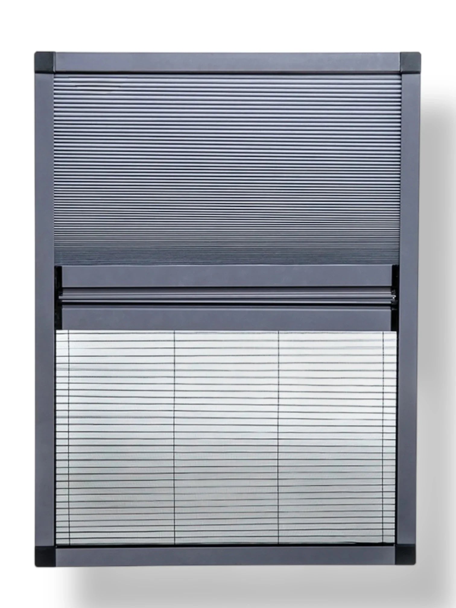 ROLdour – Maßanfertigung. Bestellen Sie jede Patronenlänge in mm bis max. 2000 mm x jede Schienenlänge in mm bis max. 1000 mm (Gesamtgröße bis zu den Außenkanten des Rahmens).