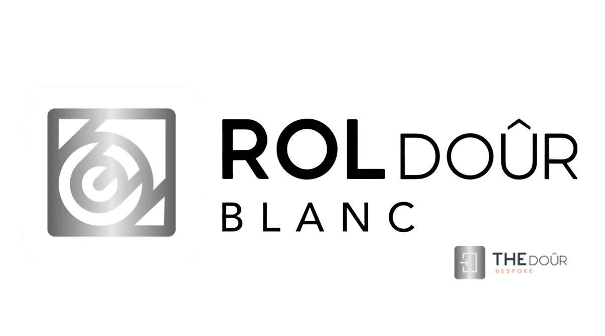 ROLdour Blanc Campervan / RV Shower Door Custom Made to Measure From 1500mm up to 2000mm Tall THEdoûr Bespoke