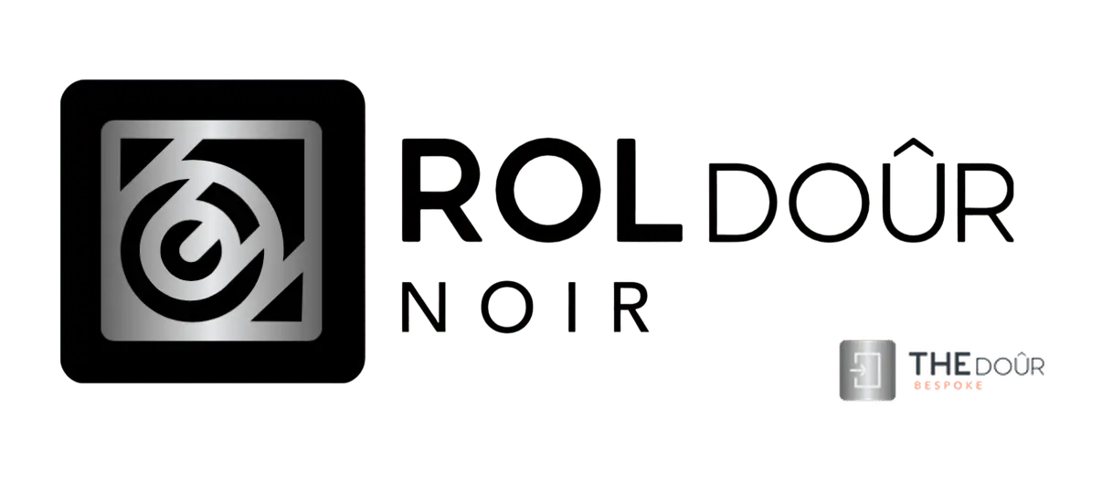 ROLdour Noir Campervan / RV Shower Door Custom Made to Measure From 1500mm up to 2000mm Tall THEdoûr Bespoke