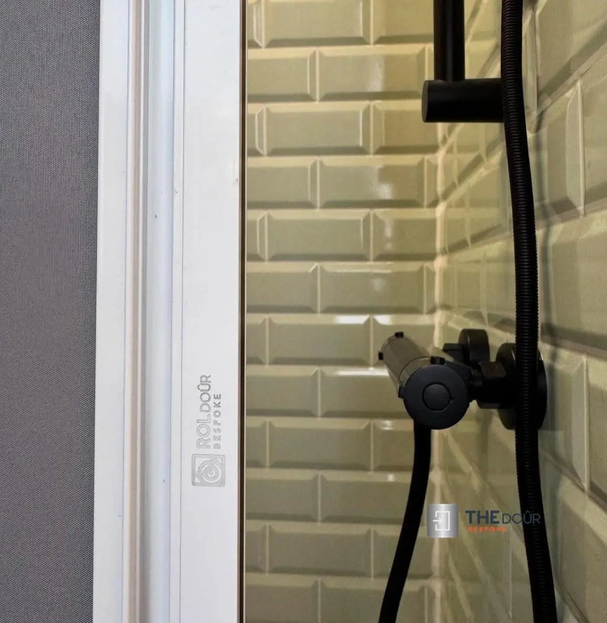 ROLdour Campervan / RV Shower Door Custom Made to Measure From 1500mm up to 2000mm Tall THEdoûr Bespoke