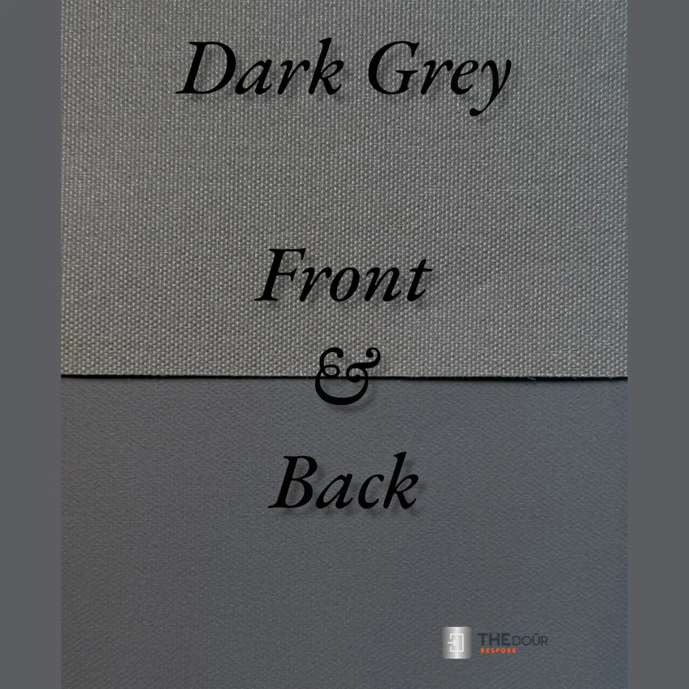 ROLdour Slimline Blind Small Size Double Slide Made to Measure Complete Blackout Blind & Net / Screen