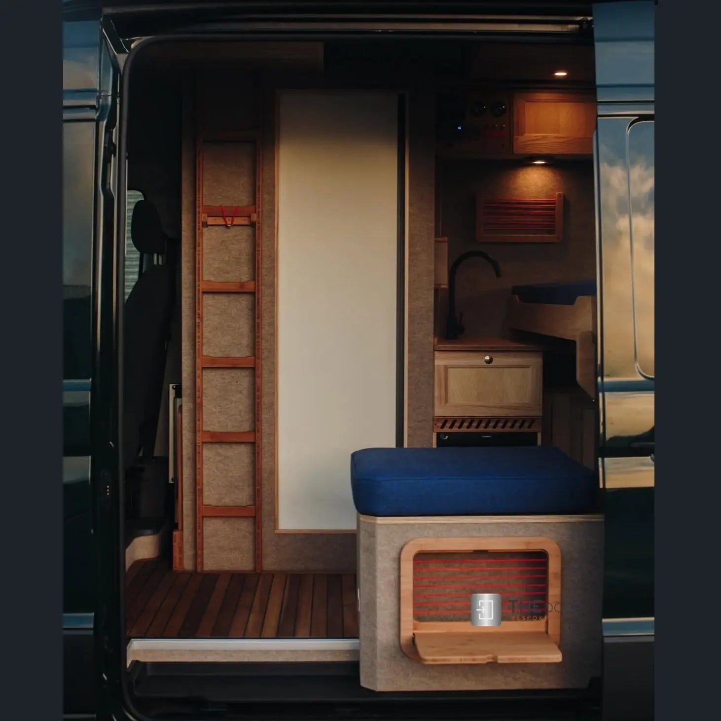 ROLdour Campervan / RV Shower Door PRE MADE 1700mm Tall x 1000mm Self Cut Width THEdoûr Bespoke