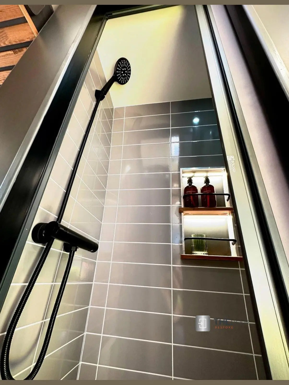 ROLdour Campervan / RV Shower Door PRE MADE 1700mm Tall x 1000mm Self Cut Width THEdoûr Bespoke