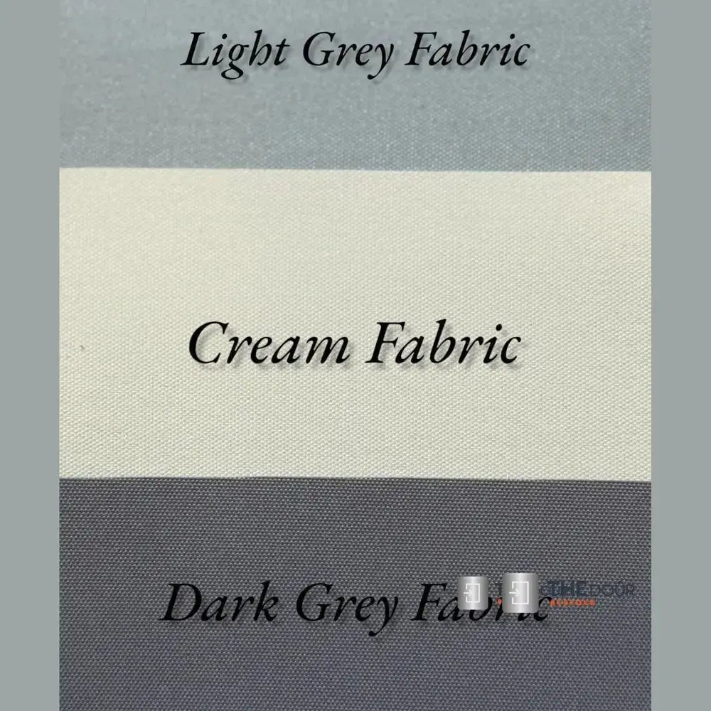ROLdour Bespoke Large Double Slide Made to Measure Complete Blackout Blind & Net / Screen TAMdour