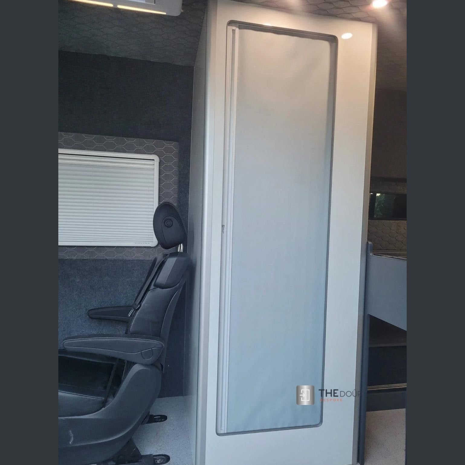 ROLdour Campervan / RV Shower Door PRE MADE 1750mm Tall x 1000mm Self Cut Width