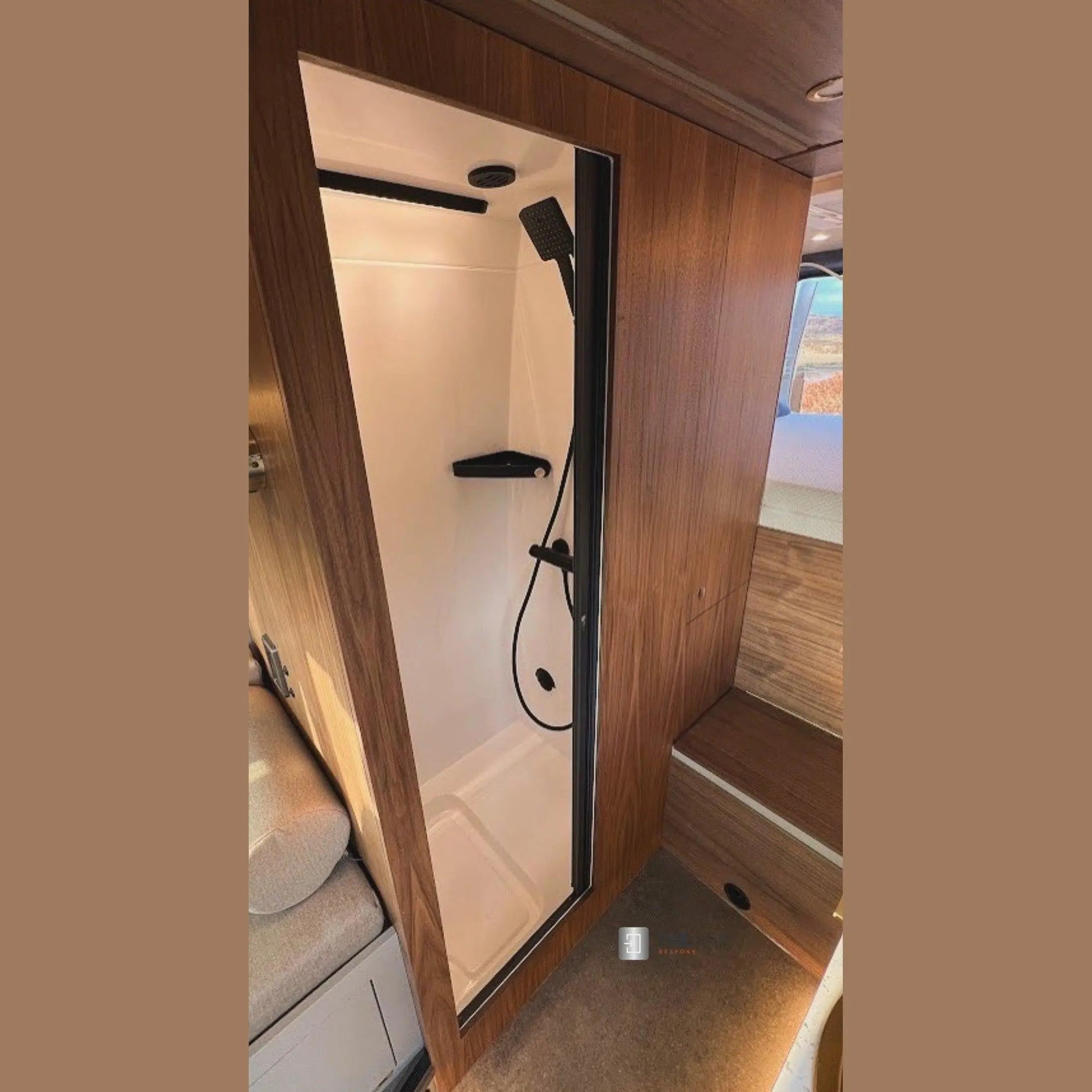 ROLdour Campervan / RV Shower Door PRE MADE 1750mm Tall x 1000mm Self Cut Width THEdoûr Bespoke