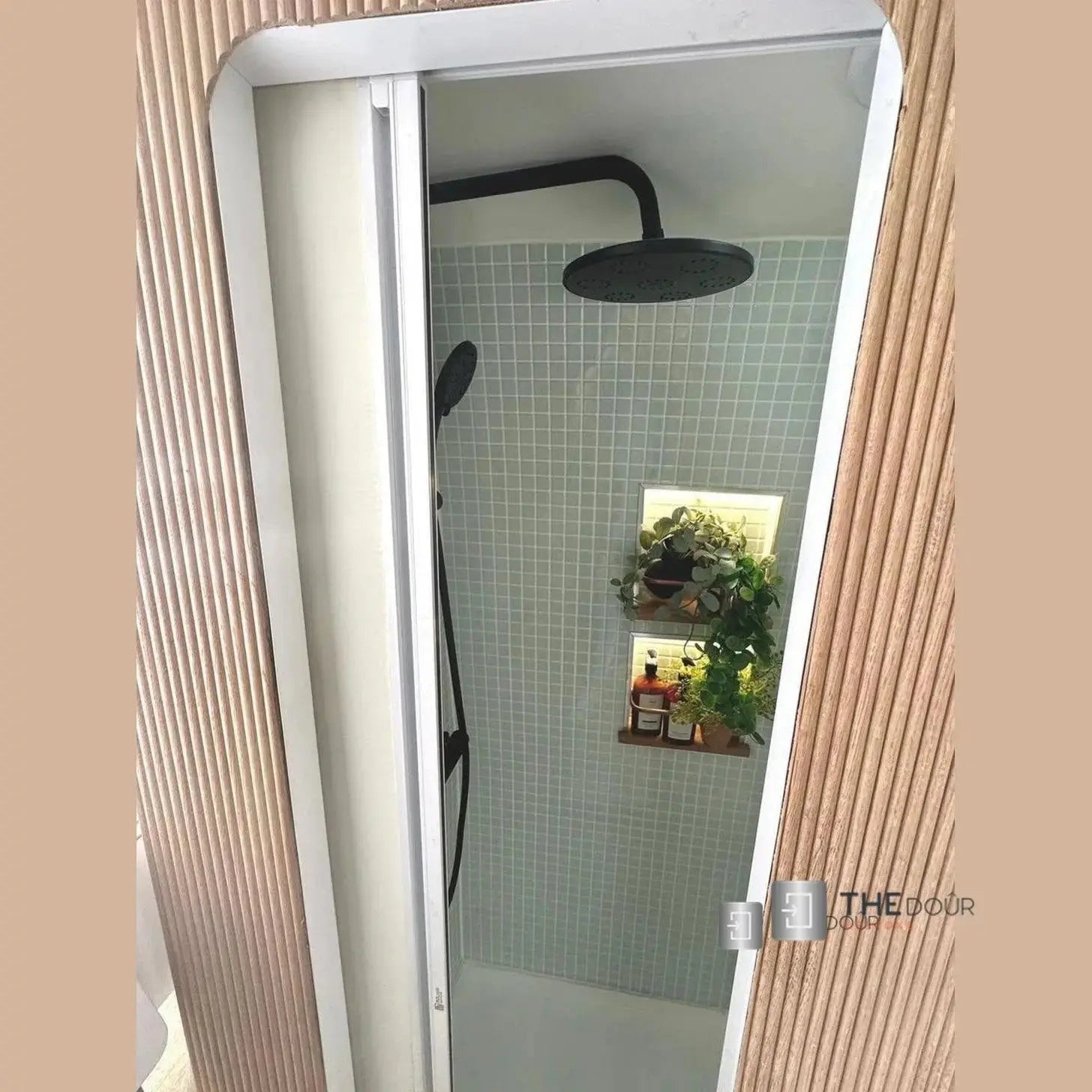 ROLdour Campervan / RV Shower Door PRE MADE 1800mm Tall x 1000mm Self Cut Width THEdoûr Bespoke