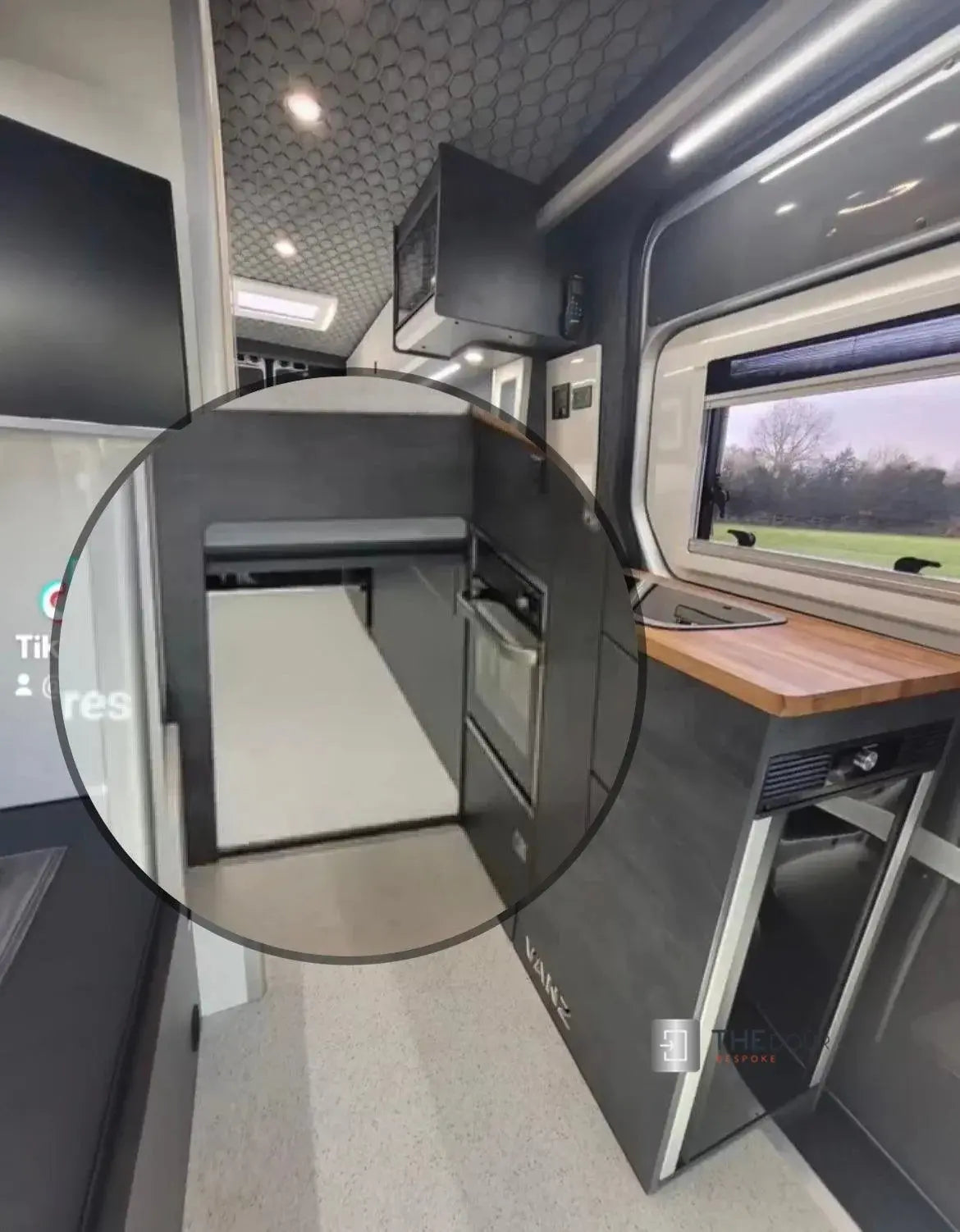 ROLdour Small Custom Made, Space Saving Horizontal or Vertical Sliding Door / Screen, Waterproof, Blackout in Lightweight Aluminium Frame THEdoûr Bespoke