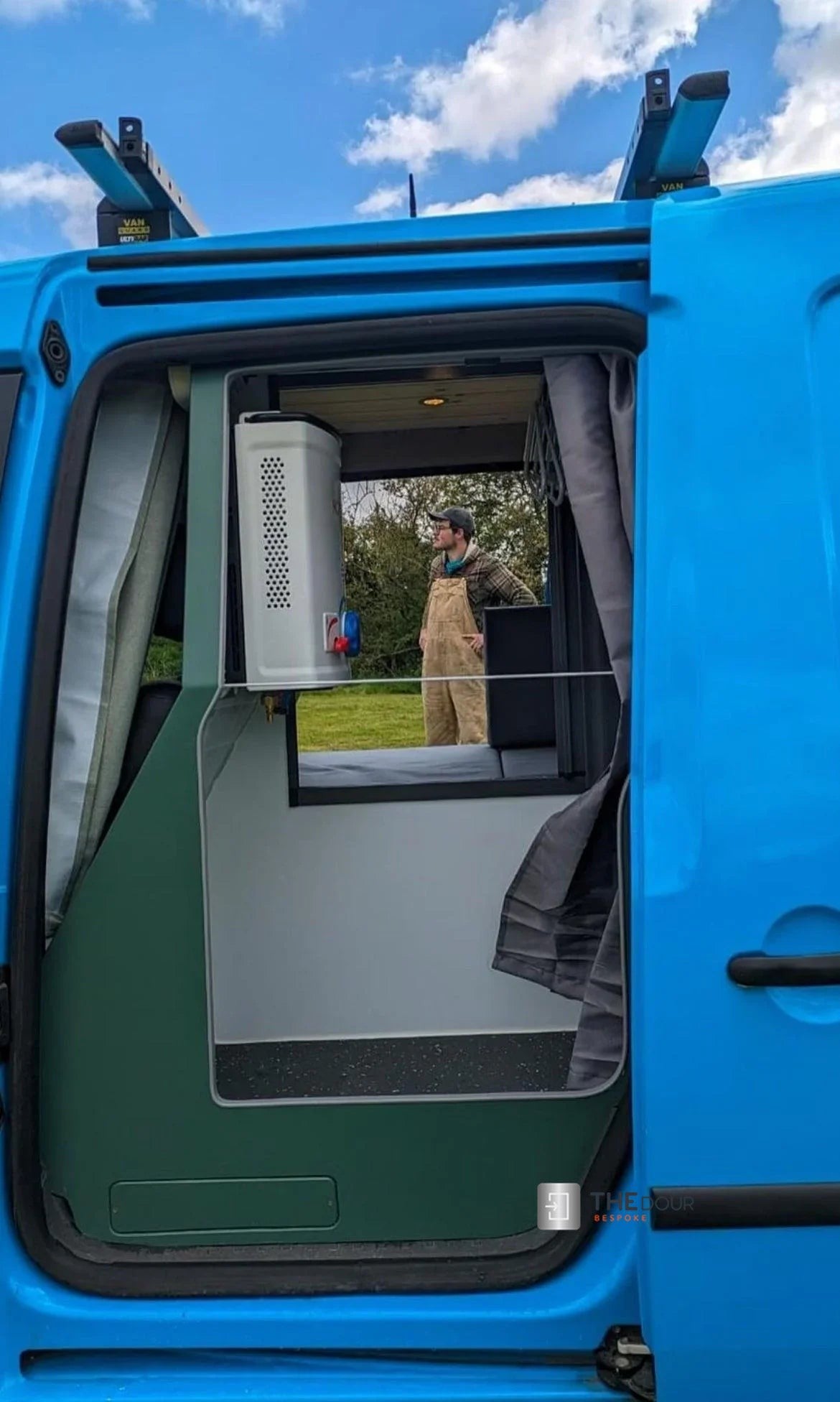 ROLdour Small Custom Made, Space Saving Horizontal or Vertical Sliding Door / Screen, Waterproof, Blackout in Lightweight Aluminium Frame