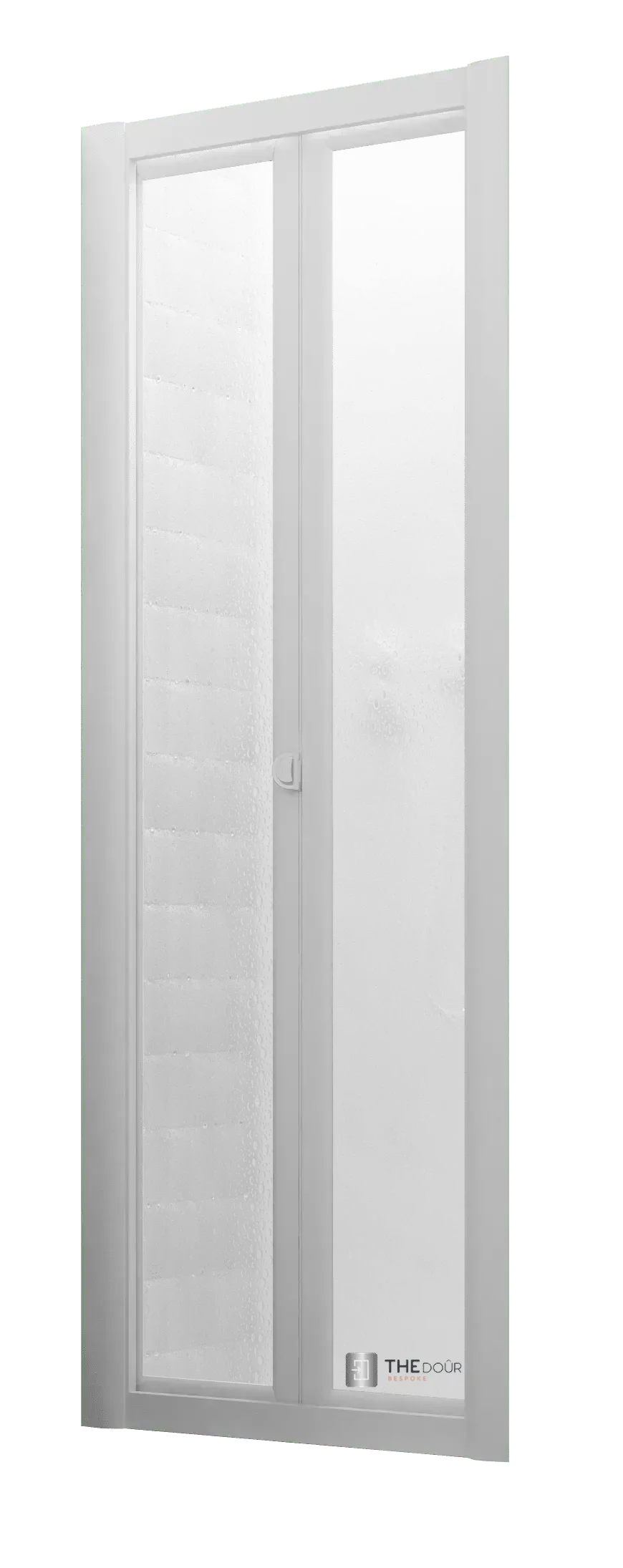 SAFEdour (ZERO Glass) Bi-Folding Safe Shower Door for Homes, Public Spaces, Campervans & Motorhomes THEdoûr Bespoke