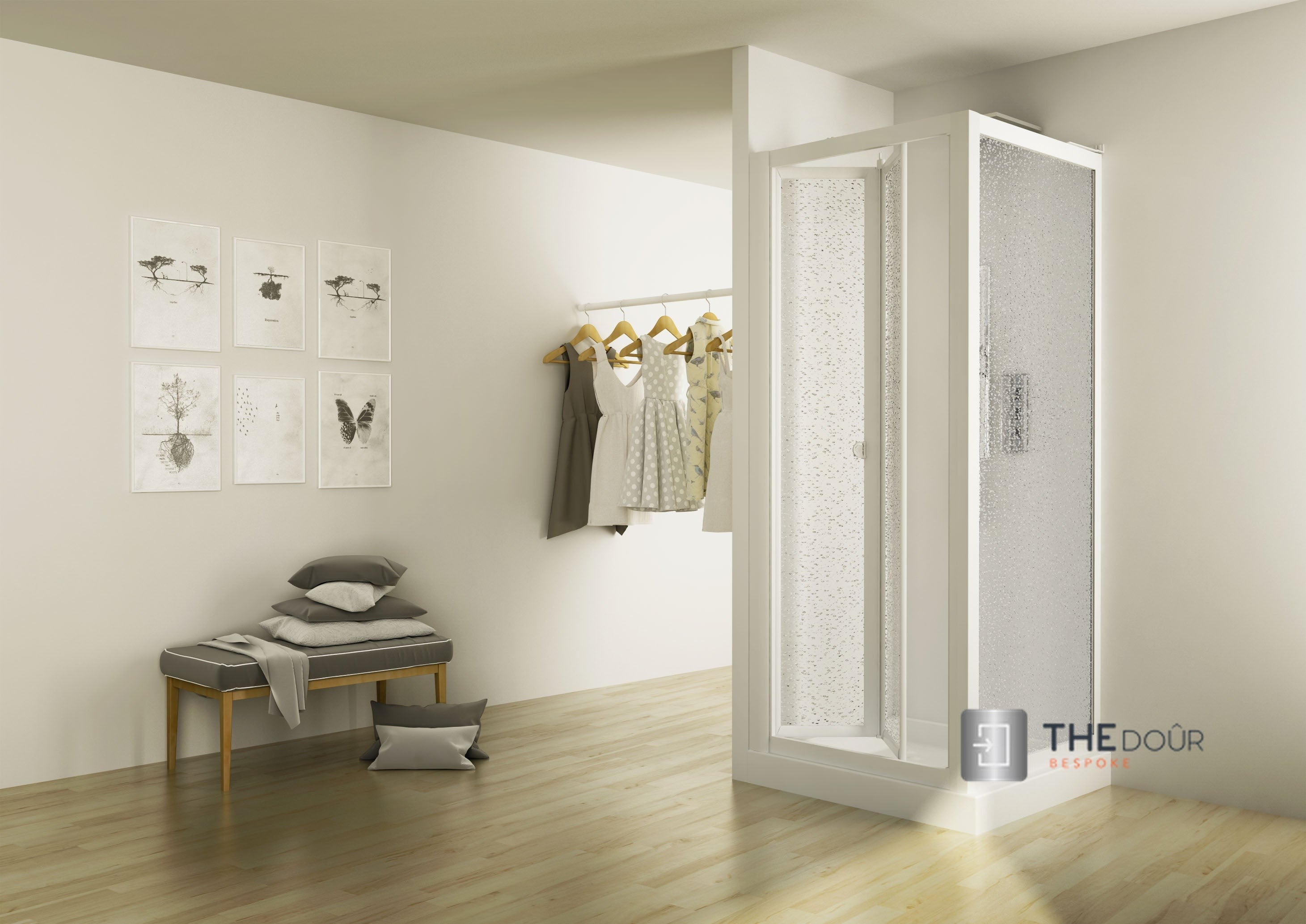 SAFEdour (ZERO Glass) Fixed Panels – Glass-Free Safety for Custom, Corner & Combo Showers