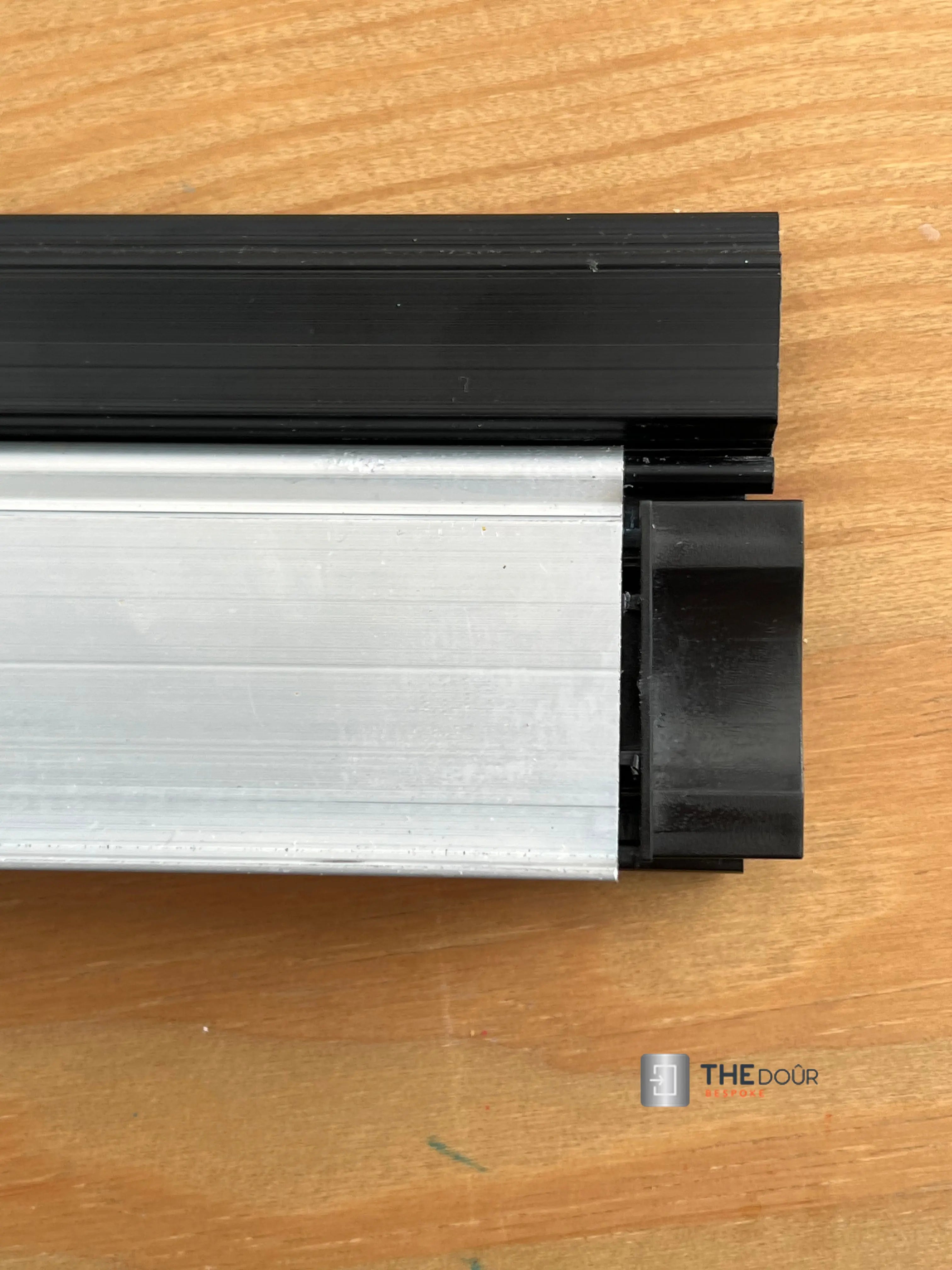 TAMdoûr Tambour Door Kit Cut 1850mm x 700mm with Flex Track for Straight Slide with 90 degree turn or Curved Close Finish THEdoûr Bespoke