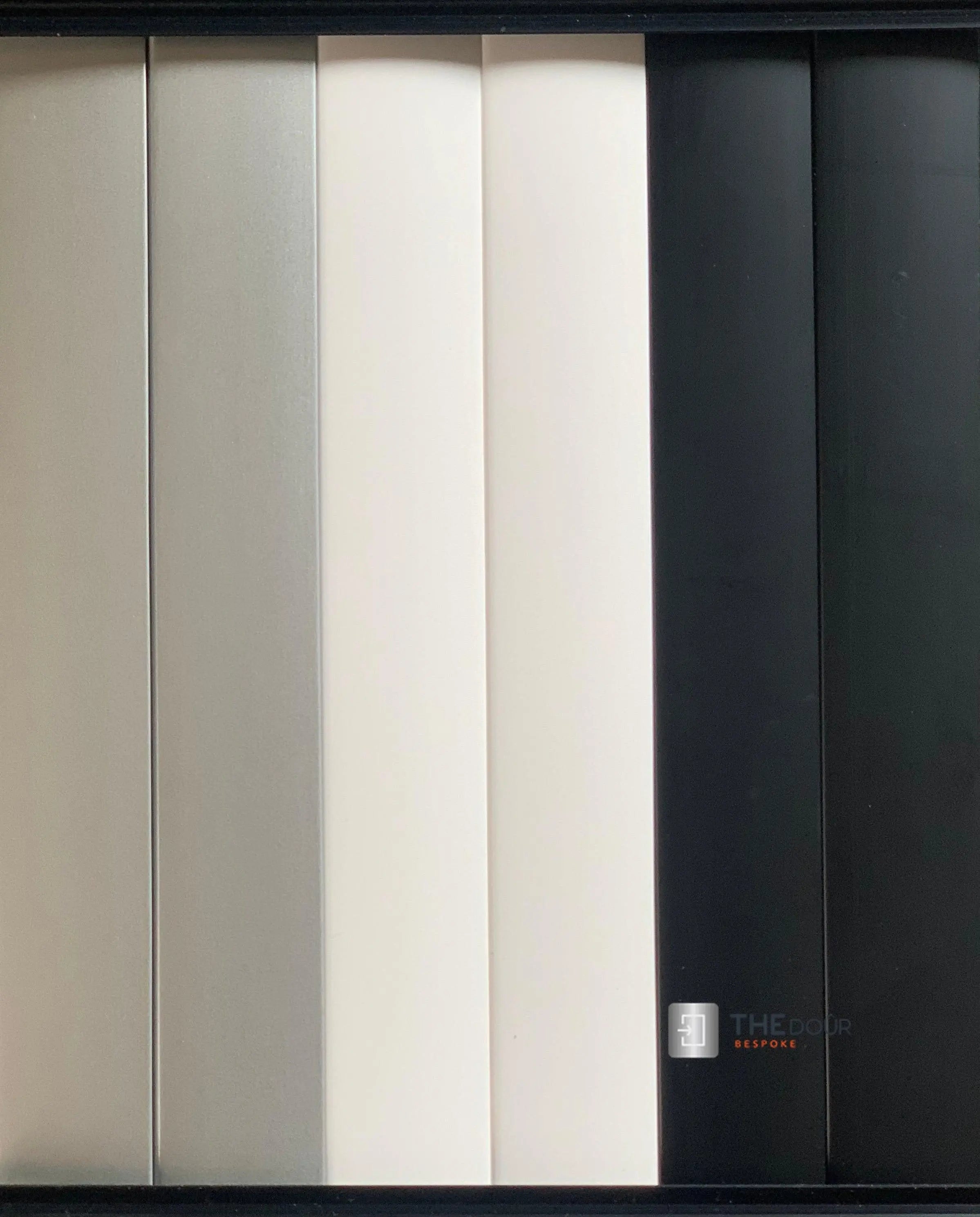 TAMdoûr Tambour Door Kit Cut 1850mm x 700mm with Flex Track for Straight Slide with 90 degree turn or Curved Close Finish THEdoûr Bespoke