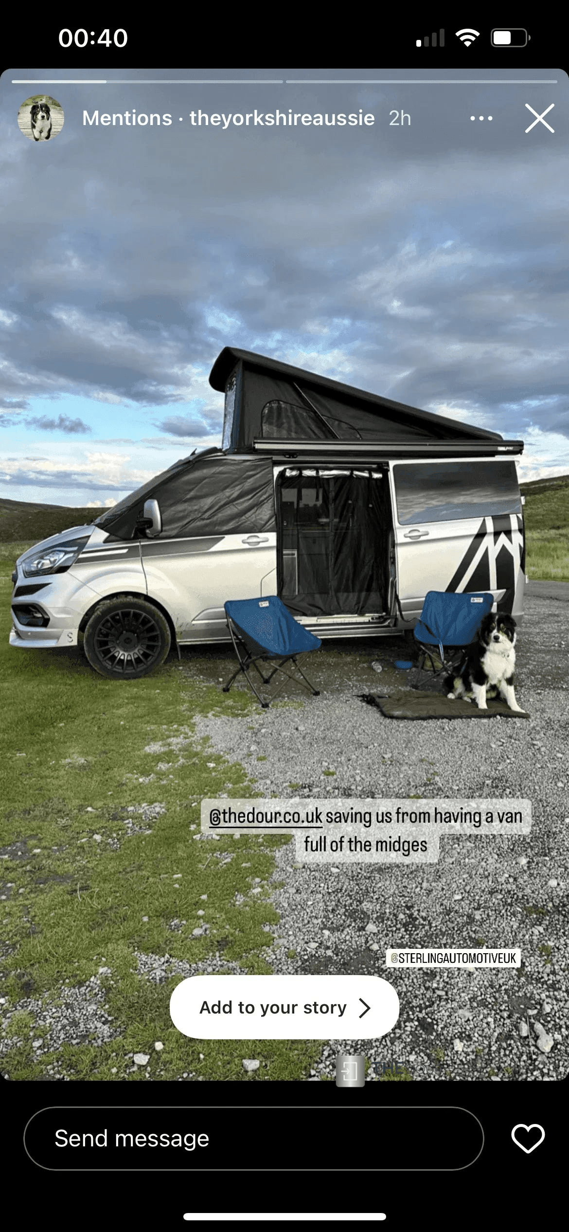 VANdour Mosquito Net Screen - Fits Medium to Large Campervans With Added Privacy Layer