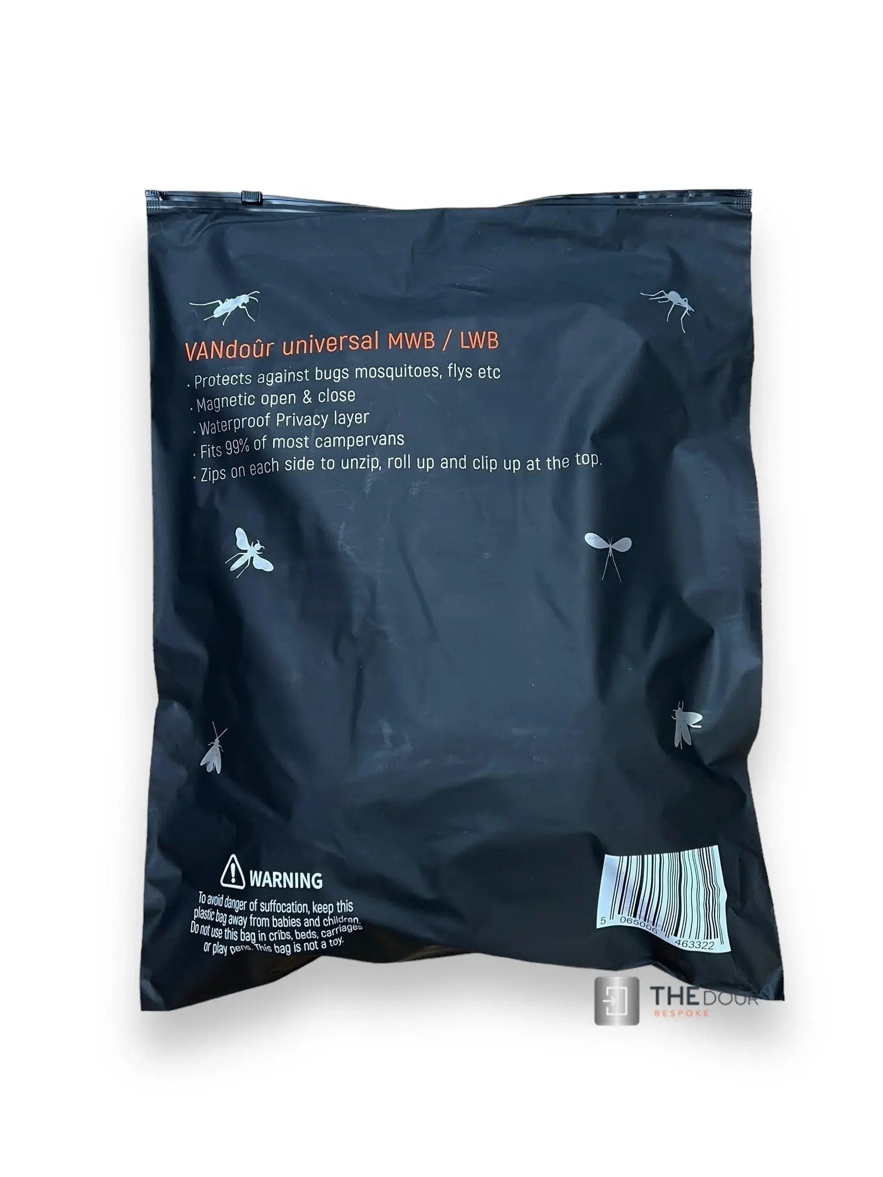 VANdour Mosquito Net Screen - Fits Medium to Large Campervans With Added Privacy Layer VANdoûr