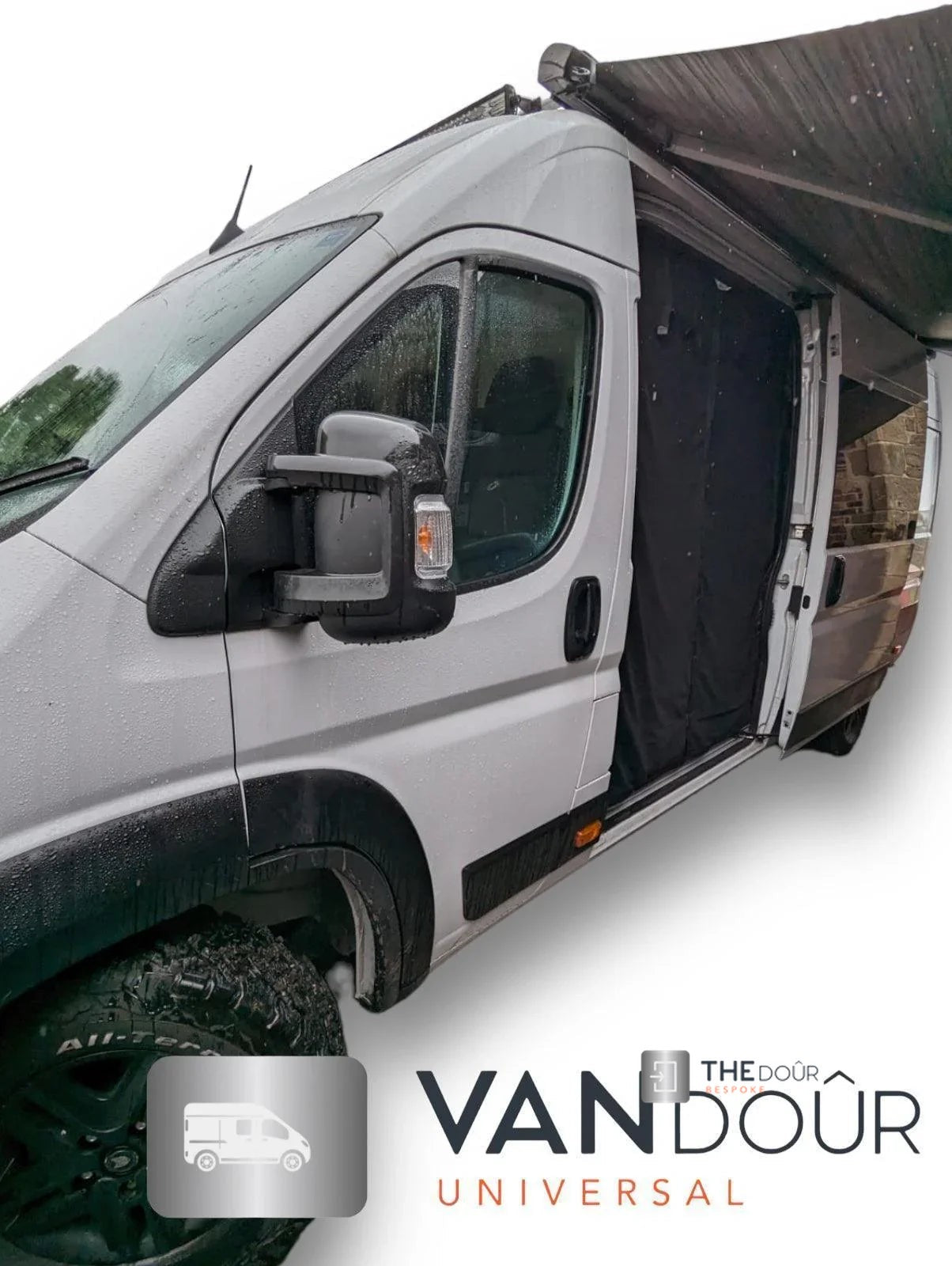 VANdour Mosquito Net Screen - Fits Medium to Large Campervans With Added Privacy Layer