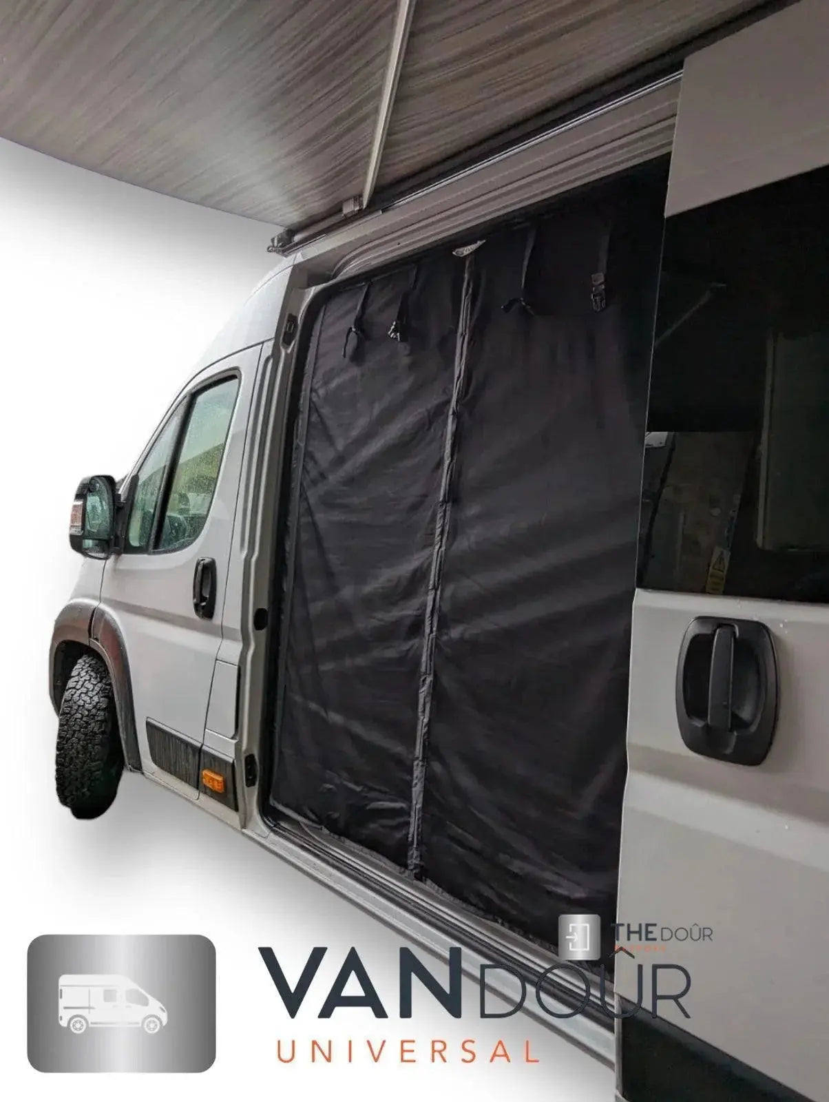 VANdour Mosquito Net Screen - Fits Medium to Large Campervans With Added Privacy Layer VANdoûr