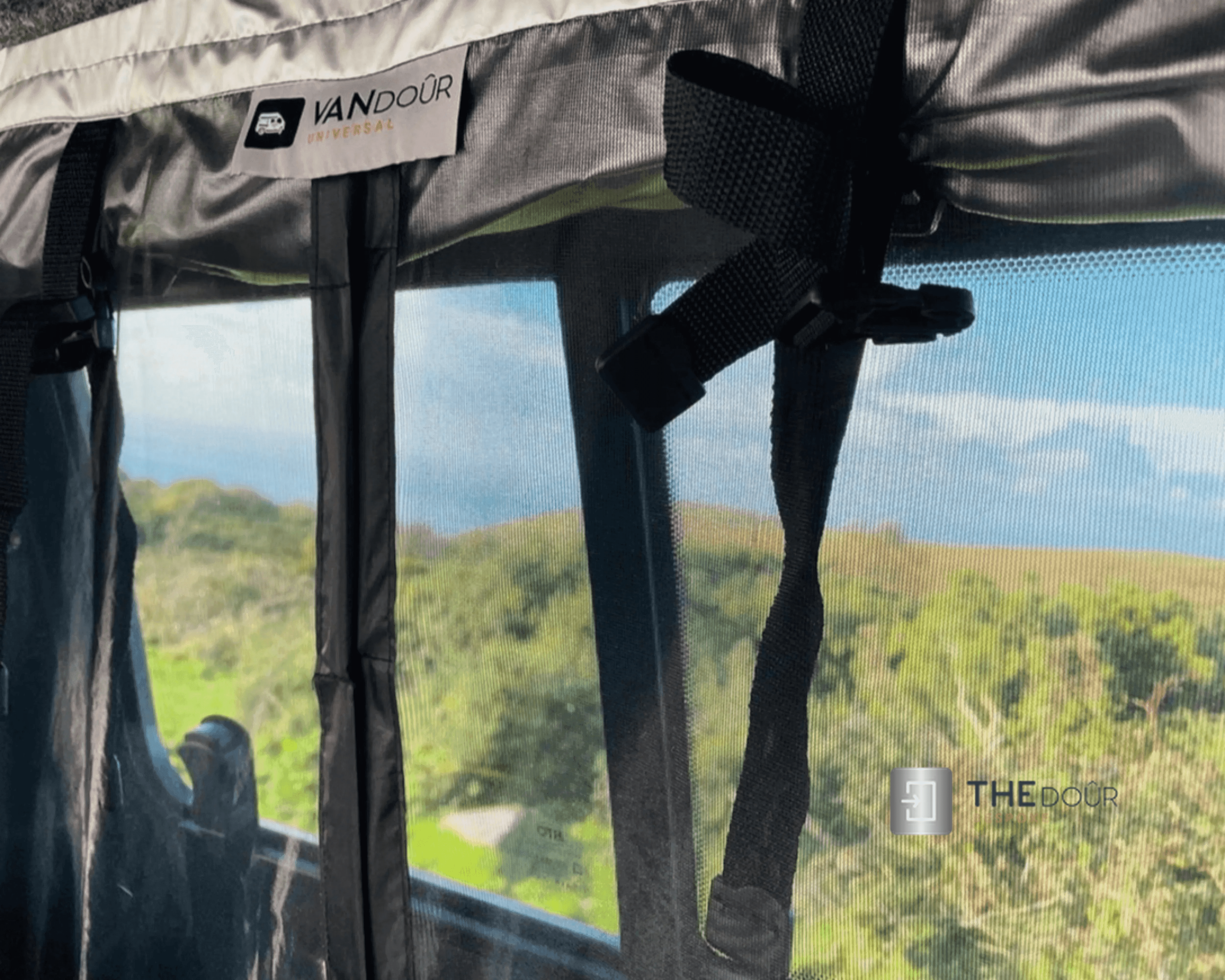 VANdour Mosquito Net Screen - Fits Small Campervans With Added Privacy Layer