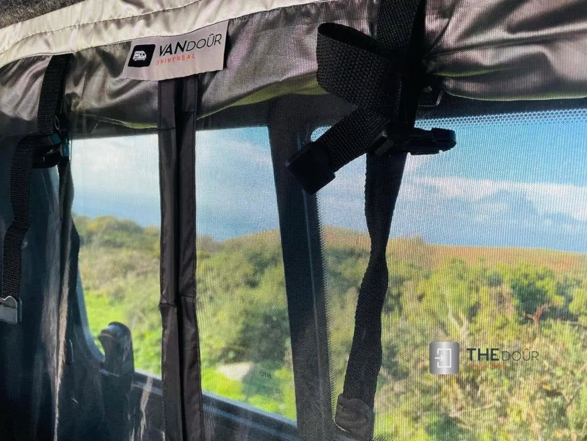 VANdour Mosquito Net Screen - Fits Small Campervans With Added Privacy Layer VANdoûr