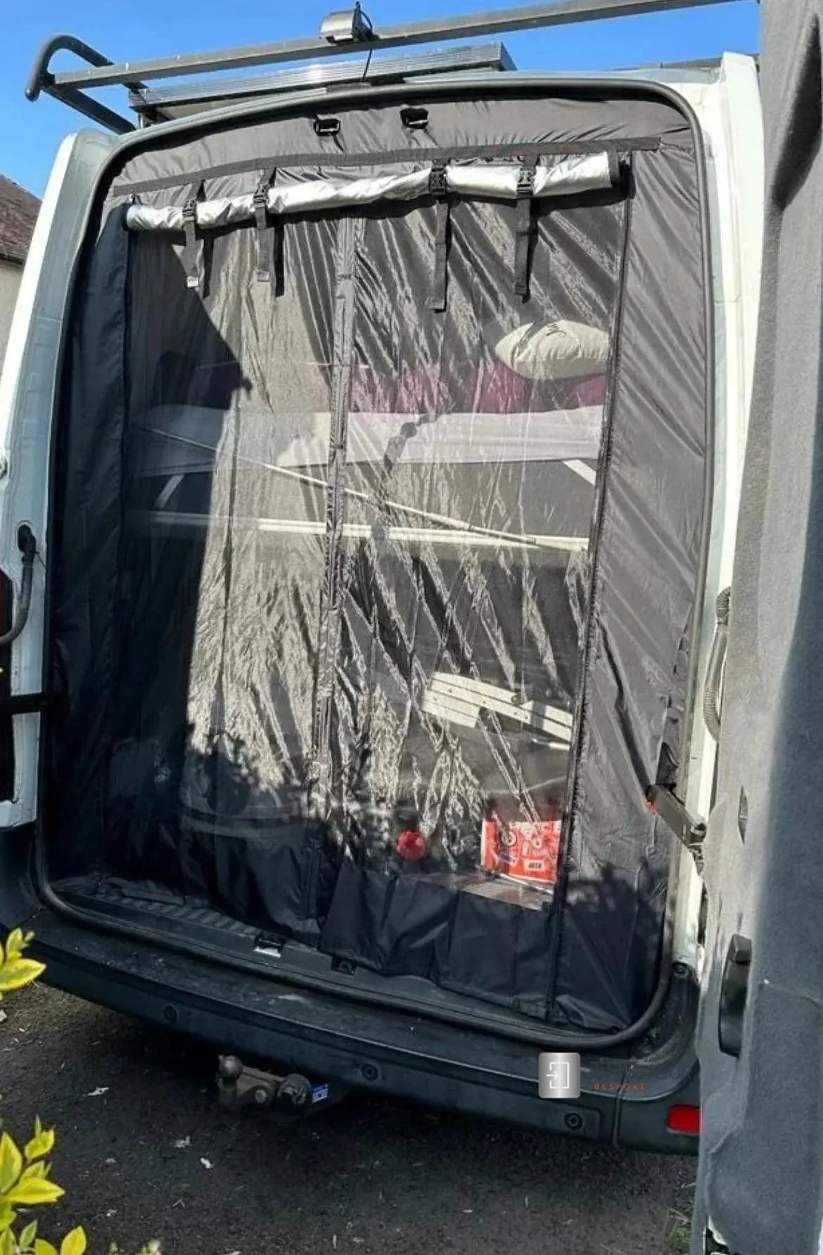 VANdour Mosquito Net Screen - Fits Small Campervans With Added Privacy Layer VANdoûr
