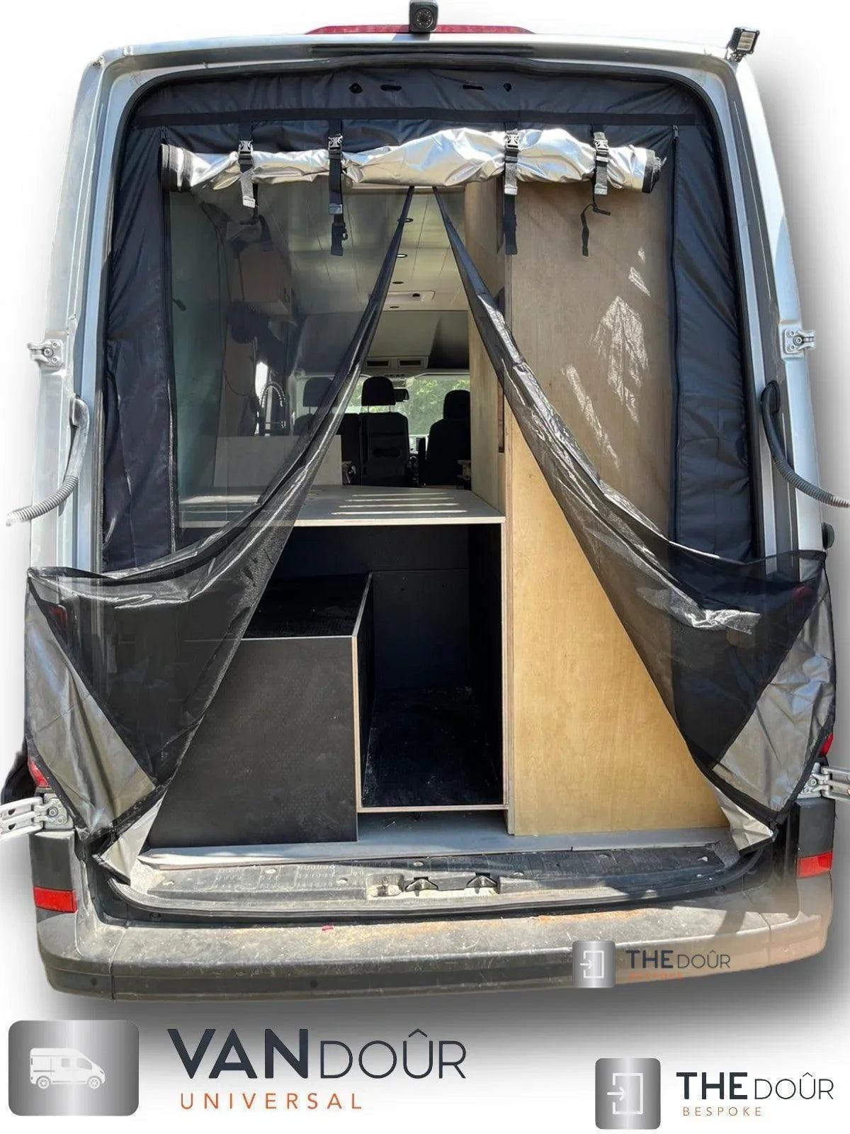 VANdour Mosquito Net Screen - Fits Small Campervans With Added Privacy Layer