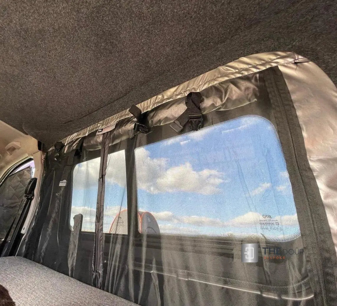 VANdour Mosquito Net Screen - Fits Small Campervans With Added Privacy Layer VANdoûr