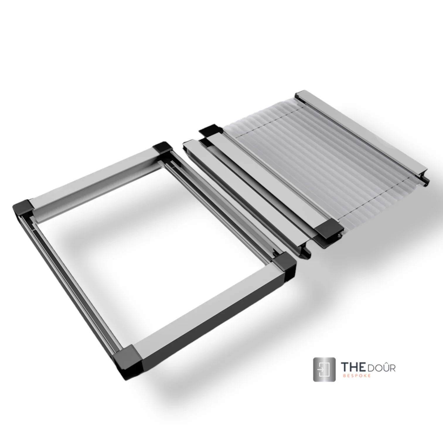 WINdoûr Custom Made Pleated Honeycomb Insulated Blackout Blind or Net 400mm - 1000mm Tall x up to 2000mm Wide