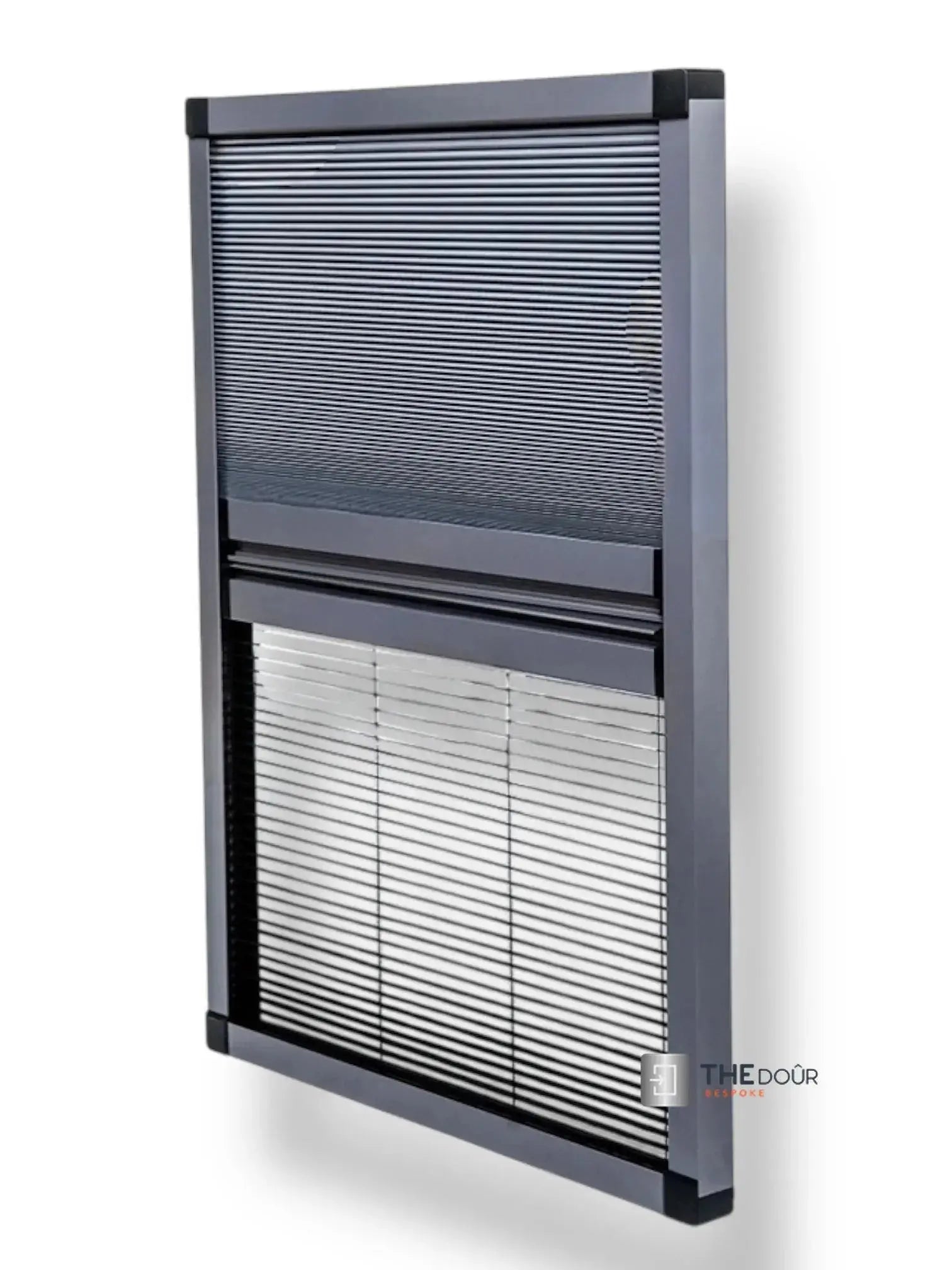 WINdoûr DUO Made to Measure Honeycomb Insulation Complete Blackout Blind & or Net up to 2000mm Tall x up to 2000mm Wide THEdoûr Bespoke